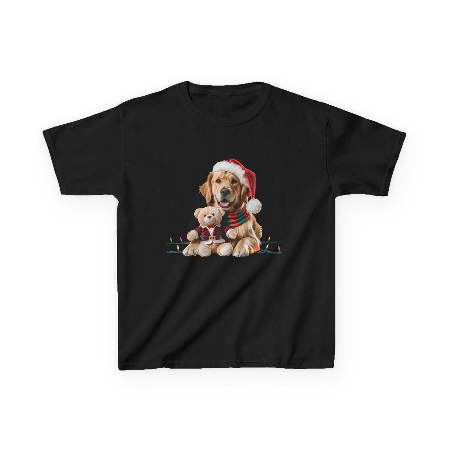 Kids Christmas Dog T-Shirt, Festive Dog Kids Christmas Tee, Cute Pet Lover Shirt, Holiday Apparel, Great Gift for Dog Owners