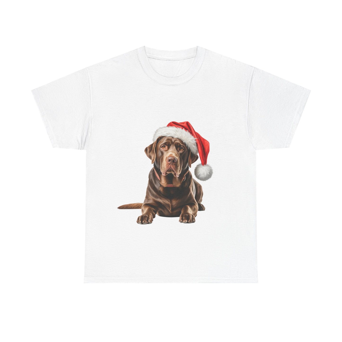 Chocolate Labrador Christmas T-Shirt, Festive Chocolate Labrador Dog Christmas Tee, Cute Pet Lover Shirt, Holiday Apparel, Great Gift for Dog Owners