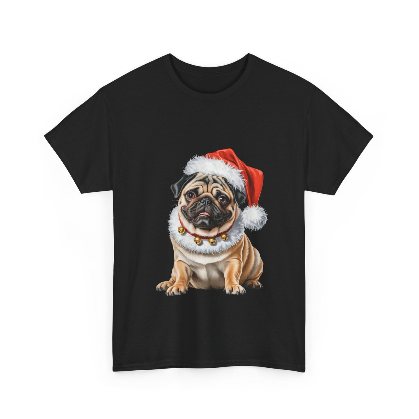 Pug Christmas T-Shirt, Festive Pug Dog Christmas Tee, Cute Pet Lover Shirt, Holiday Apparel, Great Gift for Dog Owners