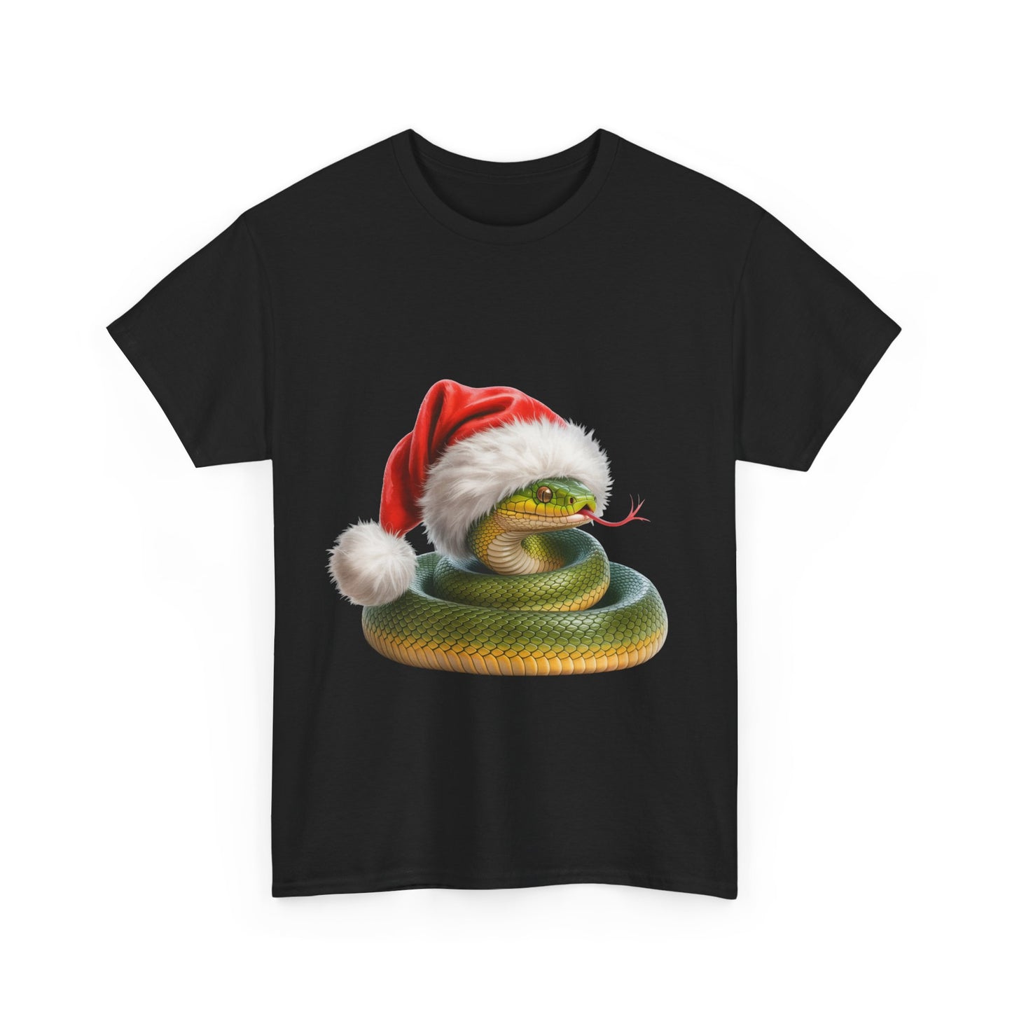 Green snake Christmas T-Shirt, Festive green snake Christmas Tee, Cute Pet Lover Shirt, Holiday Apparel, Great Gift for snake Owners
