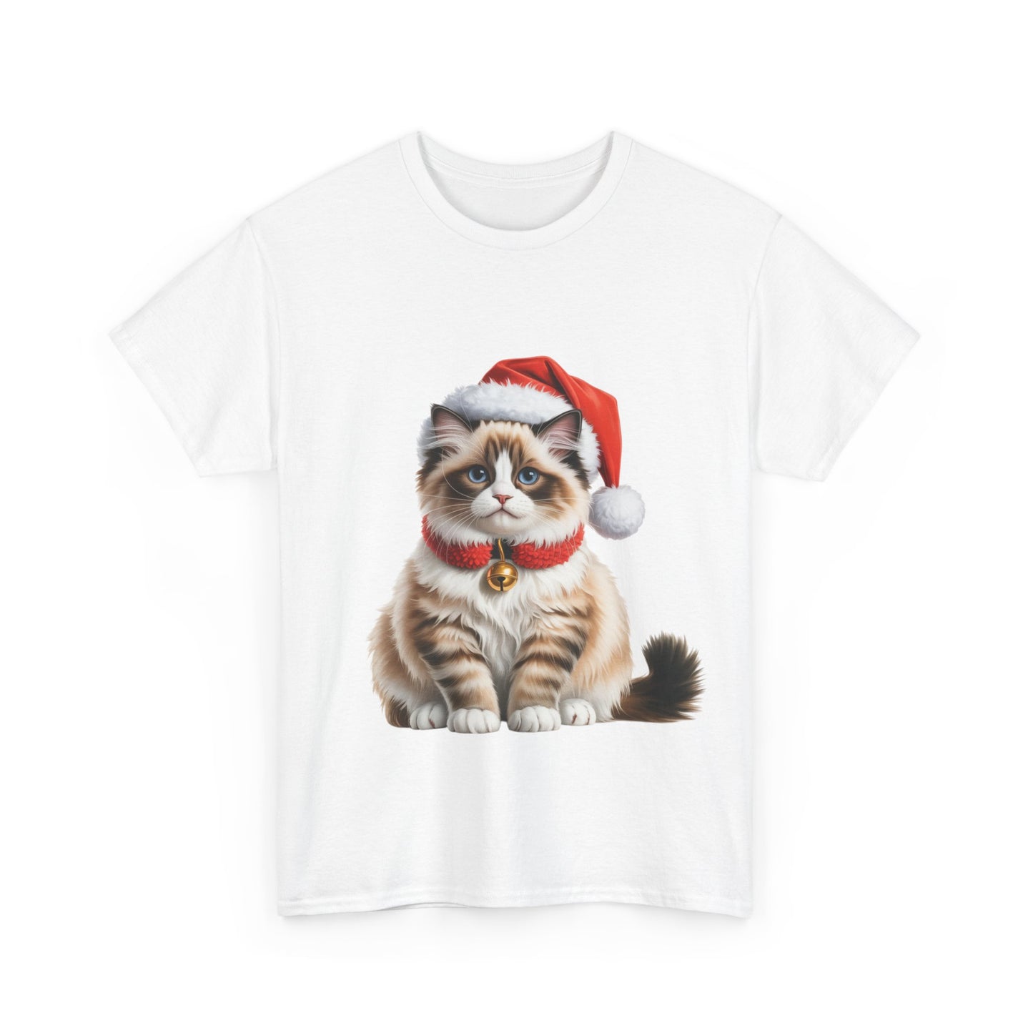 Ragdoll Christmas cat T-Shirt, Festive Ragdoll cat Christmas Tee, Cute Pet Lover Shirt, Holiday Apparel, Great Gift for cat Owners