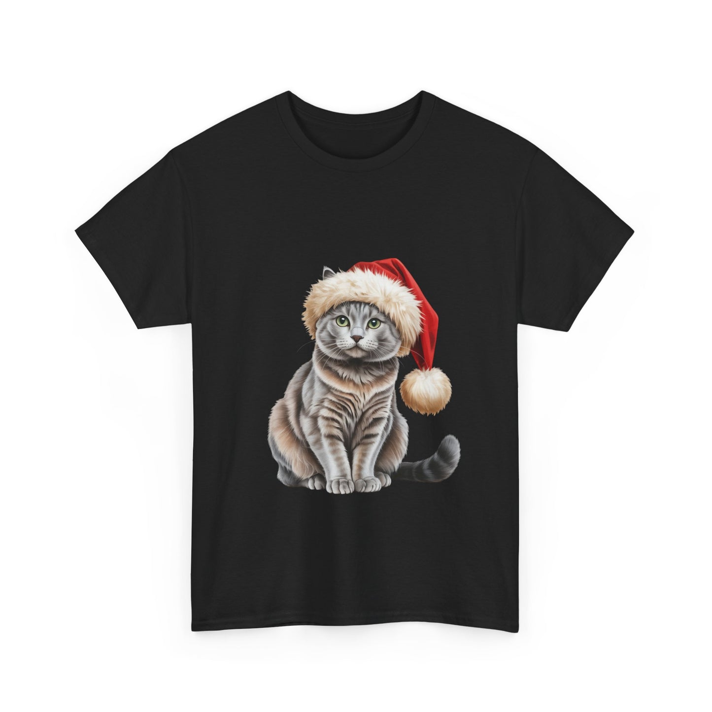 Russian Blue Christmas T-Shirt, Festive Russian Blue Cat Christmas Tee, Cute Pet Lover Shirt, Holiday Apparel, Great Gift for Pet Owners