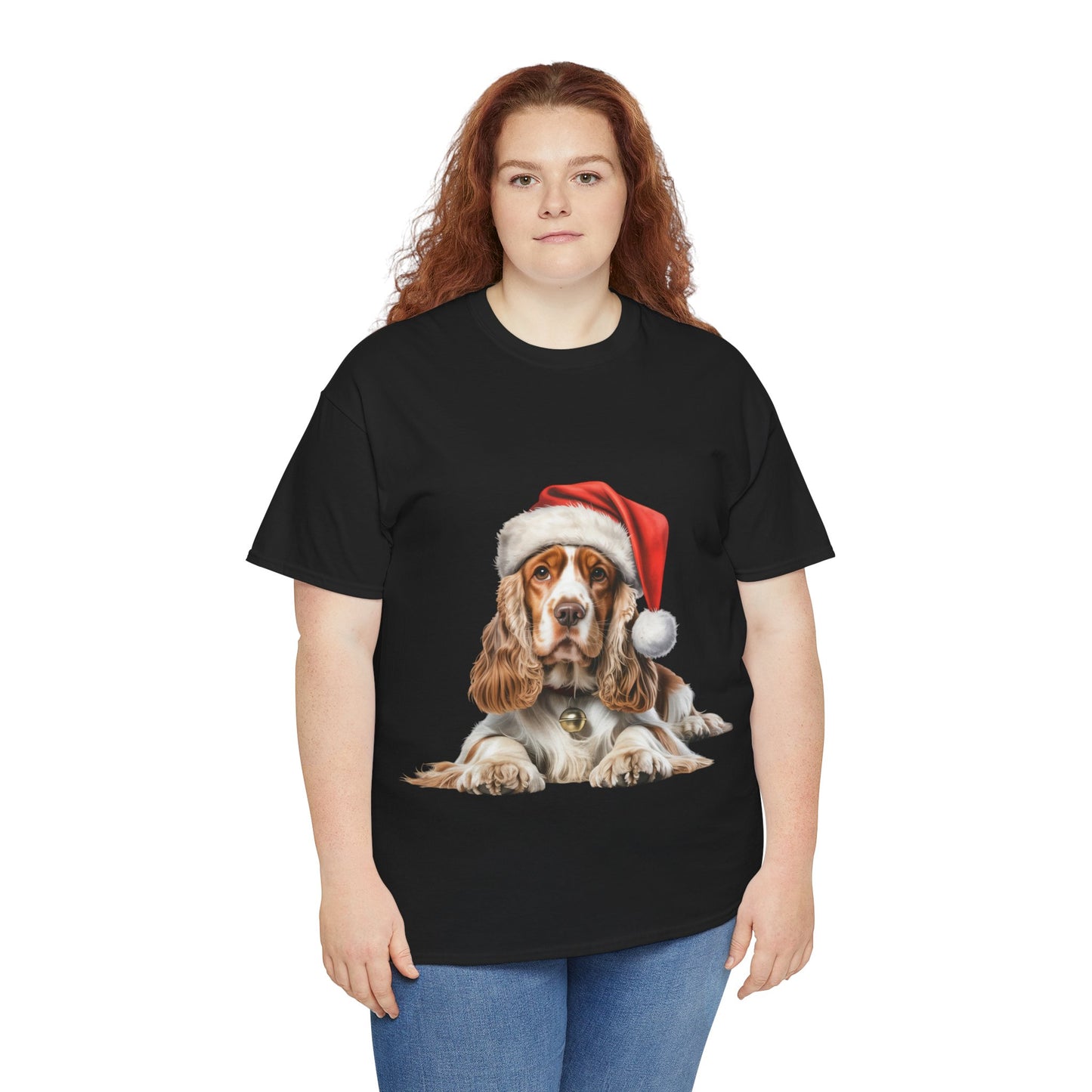Cocker Spaniel Christmas T-Shirt, Festive Cocker Spaniel Dog Christmas Tee, Cute Pet Lover Shirt, Holiday Apparel, Great Gift for Dog Owners