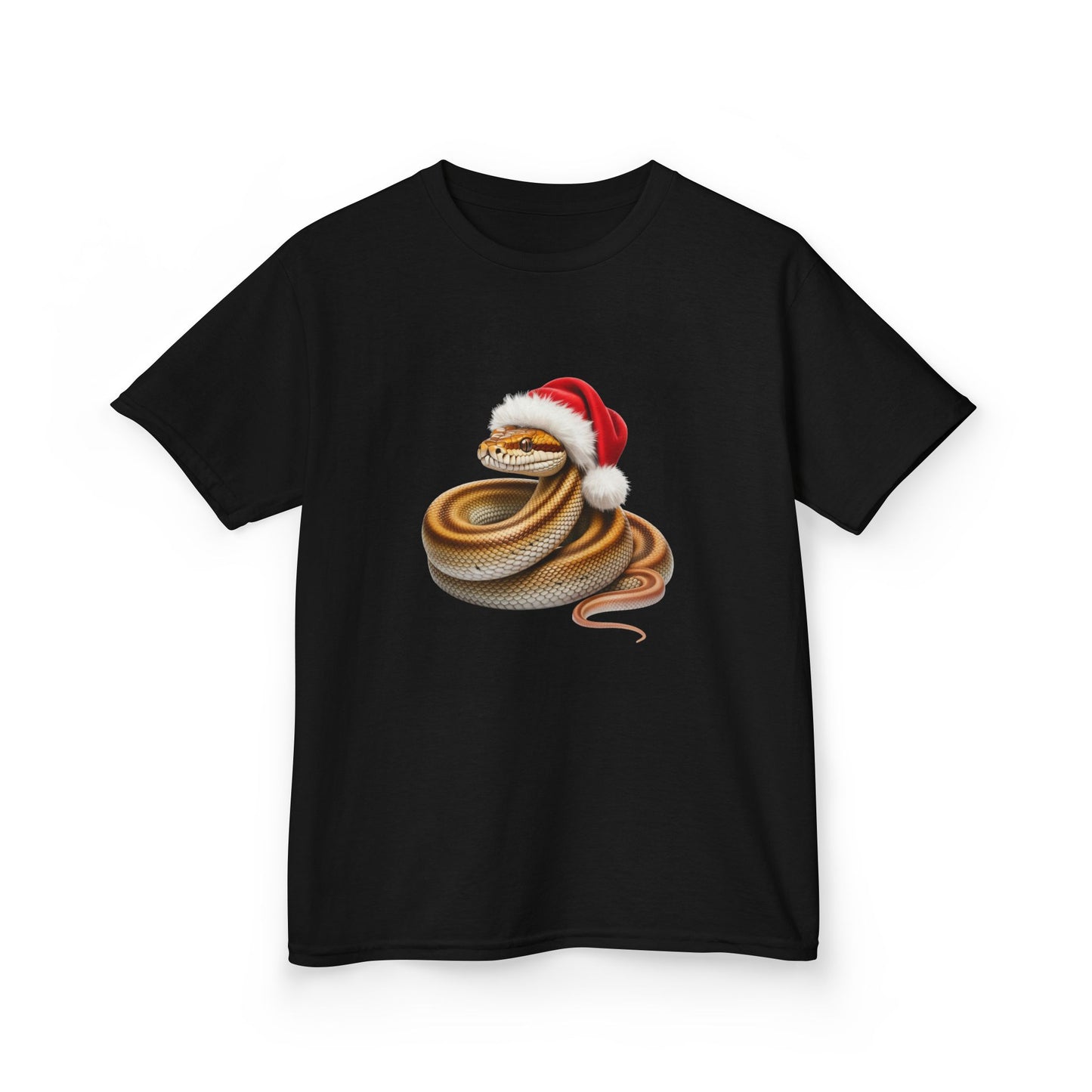 Kids Python Christmas T-Shirt, Festive Python Snake Kids Christmas Tee, Cute Python Lover Shirt, Holiday Apparel, Great Gift for Snake Owners