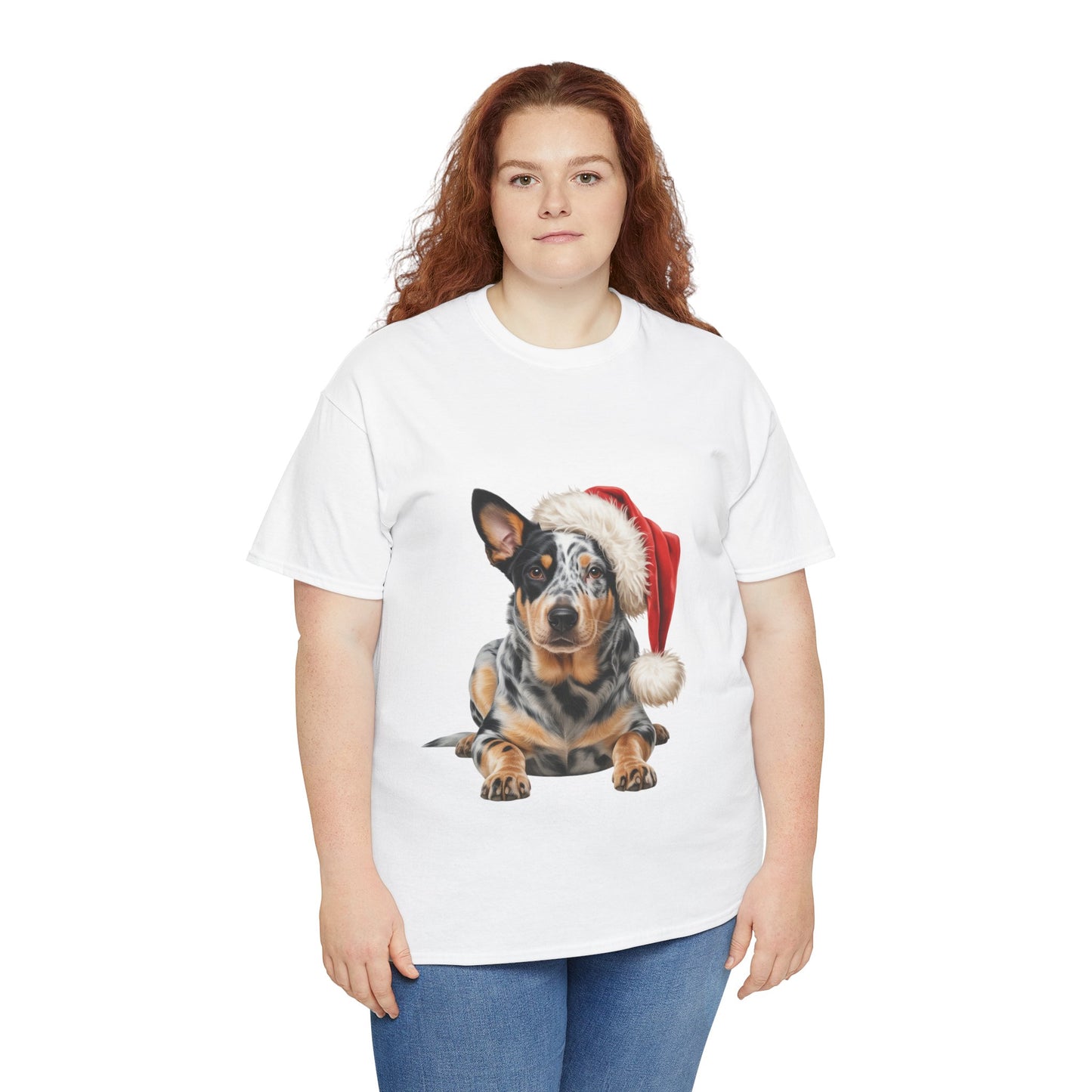 Blue Heeler Christmas T-Shirt, Festive Blue Heeler Dog Christmas Tee, Cute Pet Lover Shirt, Holiday Apparel, Great Gift for Dog Owners