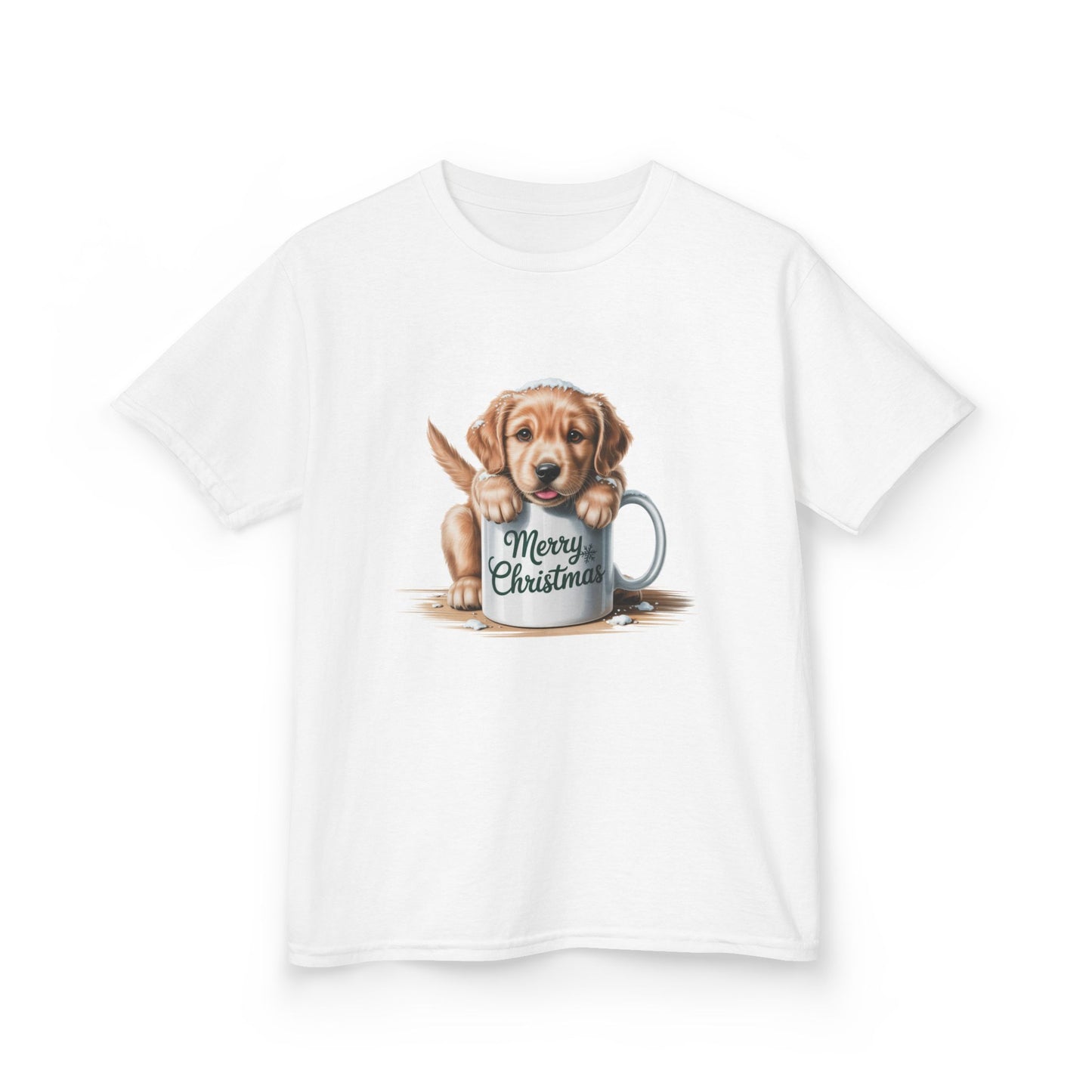 Kids Christmas Dog T-Shirt, Festive Dog Kids Christmas Tee, Cute Pet Lover Shirt, Holiday Apparel, Great Gift for Dog Owners