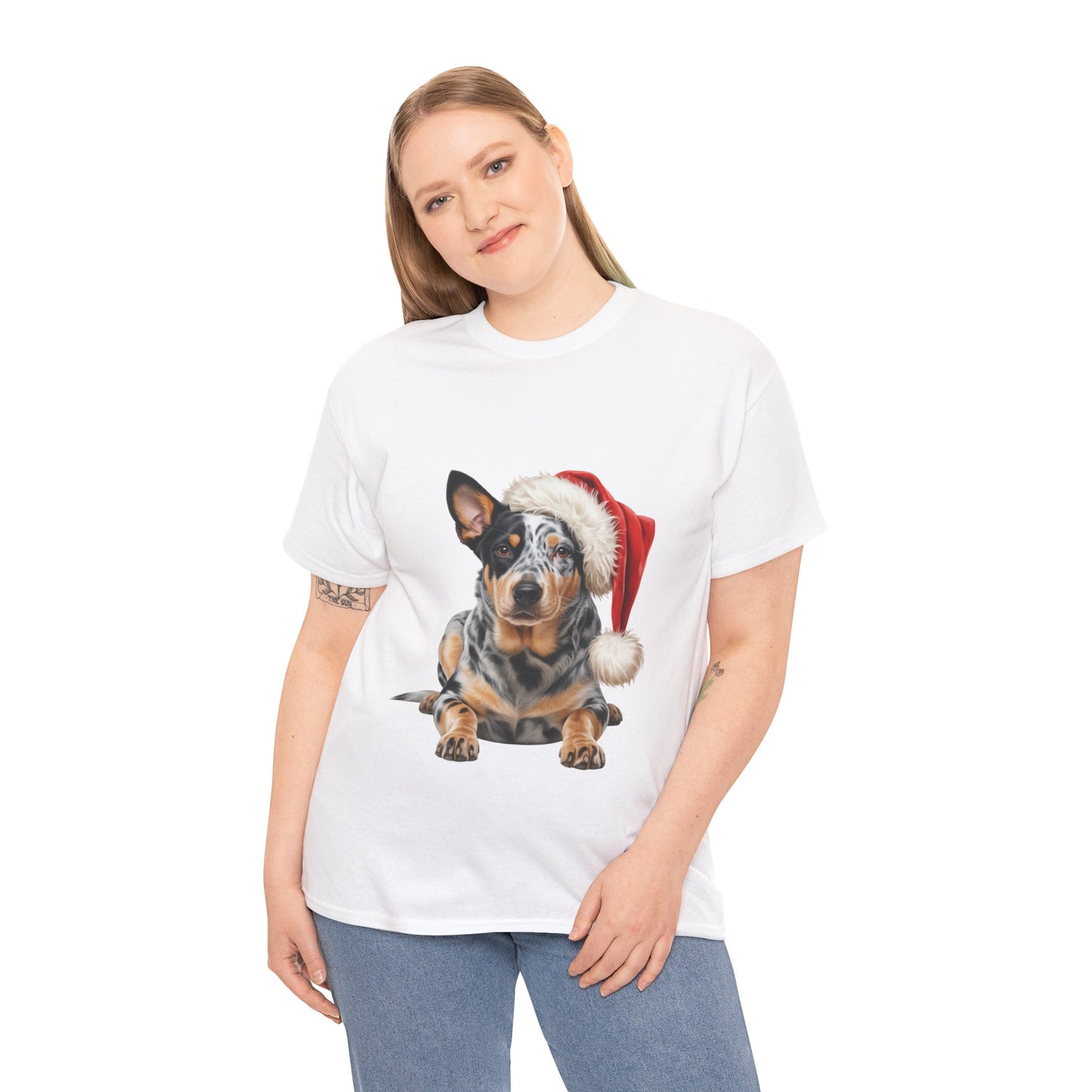 Blue Heeler Christmas T-Shirt, Festive Blue Heeler Dog Christmas Tee, Cute Pet Lover Shirt, Holiday Apparel, Great Gift for Dog Owners