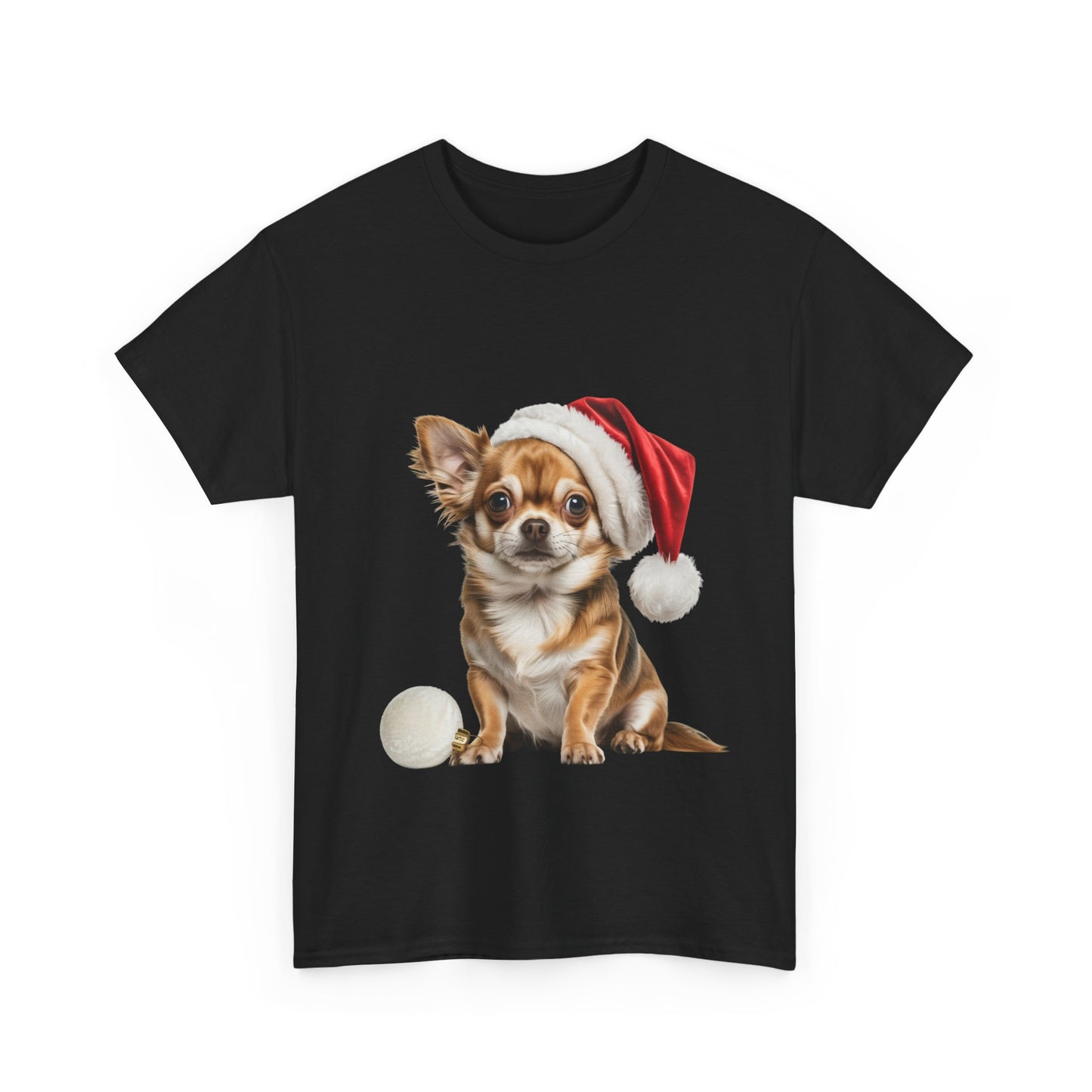 Christmas Chihuahua T-Shirt – Holiday Dog Lover Tee, Festive Small Dog Shirt, Cute Chihuahua Xmas Gift, Pet Lover Apparel, Holiday Puppy Shirt for Chihuahua Lovers