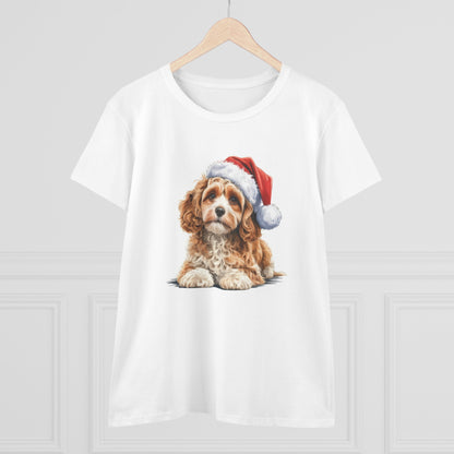 Cavoodle snuggles all Christmas long T-Shirt, Festive Dog Graphic Tee, Holiday Shirt, Christmas Apparel, Gift for Dog Lovers, Cute Pet Tee, Comfortable Casual Wear