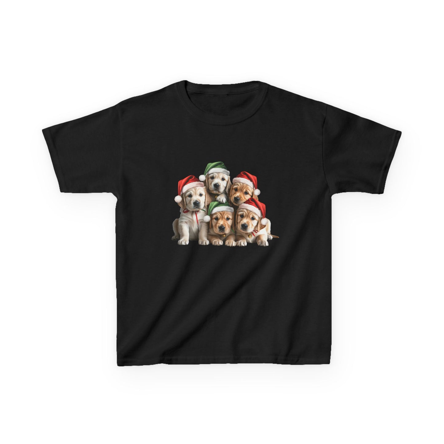 Kids Christmas Dog T-Shirt, Festive Dog Kids Christmas Tee, Cute Pet Lover Shirt, Holiday Apparel, Great Gift for Dog Owners