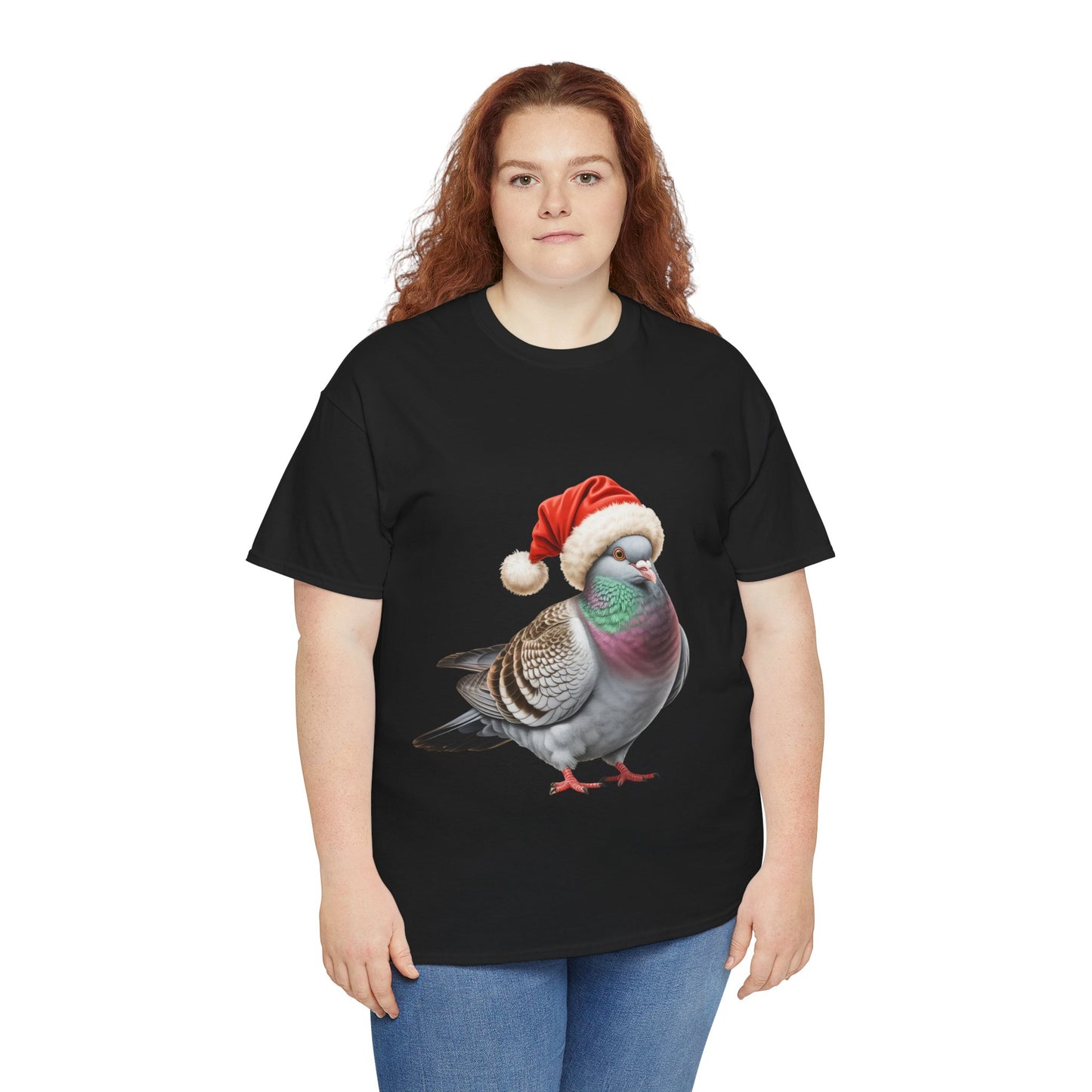 Pigeon Christmas T-Shirt – Holiday Pigeon Lover Tee, Festive Urban Bird Shirt, Cute Pigeon Xmas Gift, Nature Lover Apparel, Holiday Feathered Friend Shirt for Pigeon Lovers