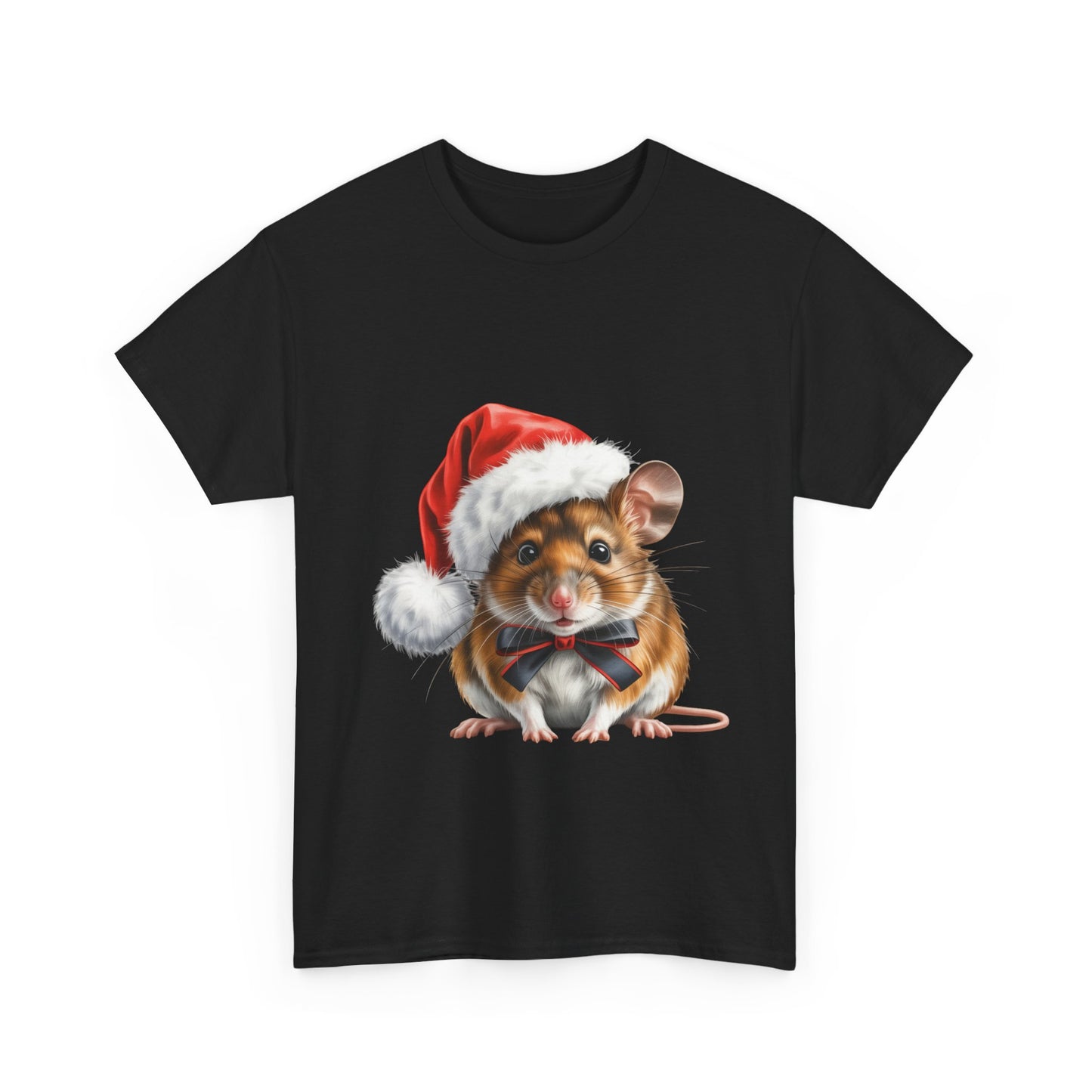 Christmas Mouse T-Shirt – Holiday Animal Lover Tee, Festive Cute Mouse Shirt, Adorable Mouse Xmas Gift, Nature Lover Apparel, Holiday Pet Mouse Shirt for Mouse Lovers