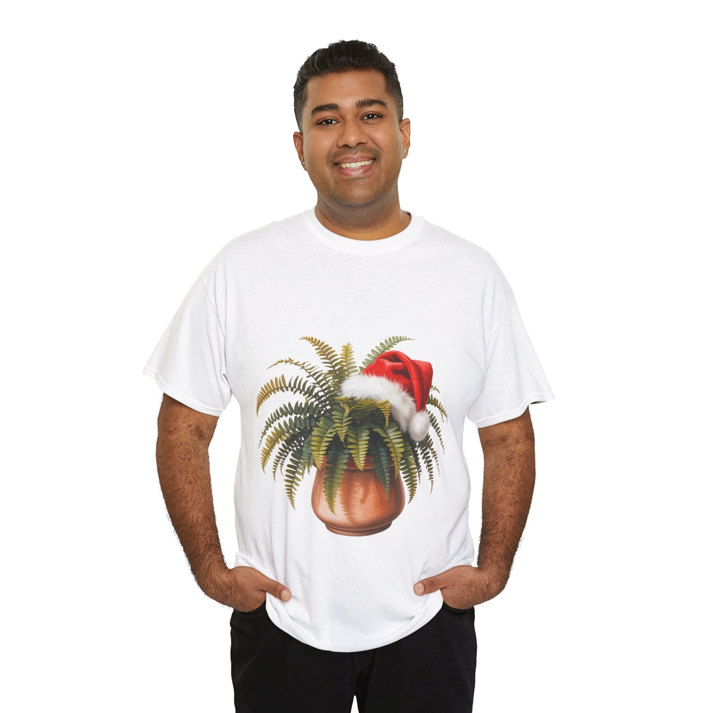 Christmas Fern T-Shirt – Holiday Plant Lover Tee, Festive Botanical Shirt, Greenery Xmas Gift, Nature Lover Apparel, Holiday Garden Shirt for Plant Lovers