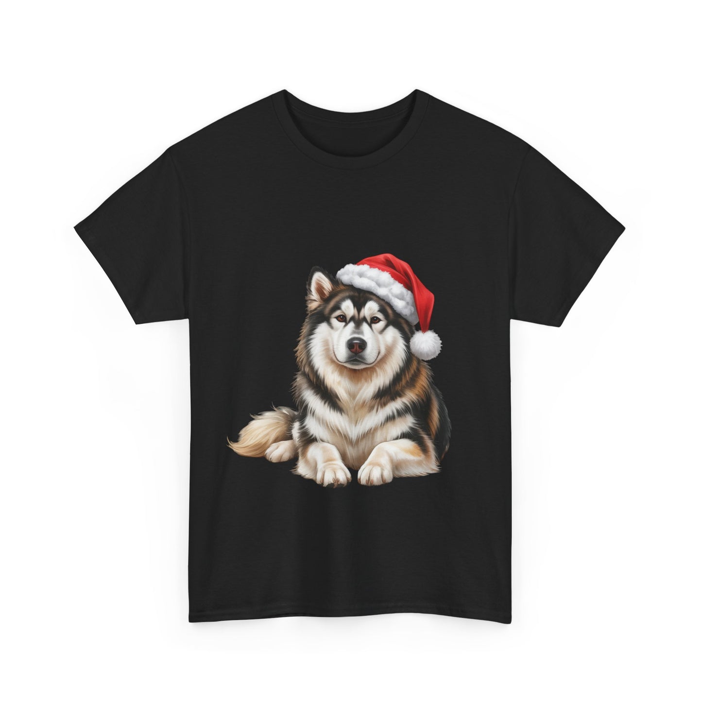 Christmas Malamute T-Shirt, Festive Malamute Dog Christmas Tee, Cute Pet Lover Shirt, Holiday Apparel, Great Gift for Dog Owners