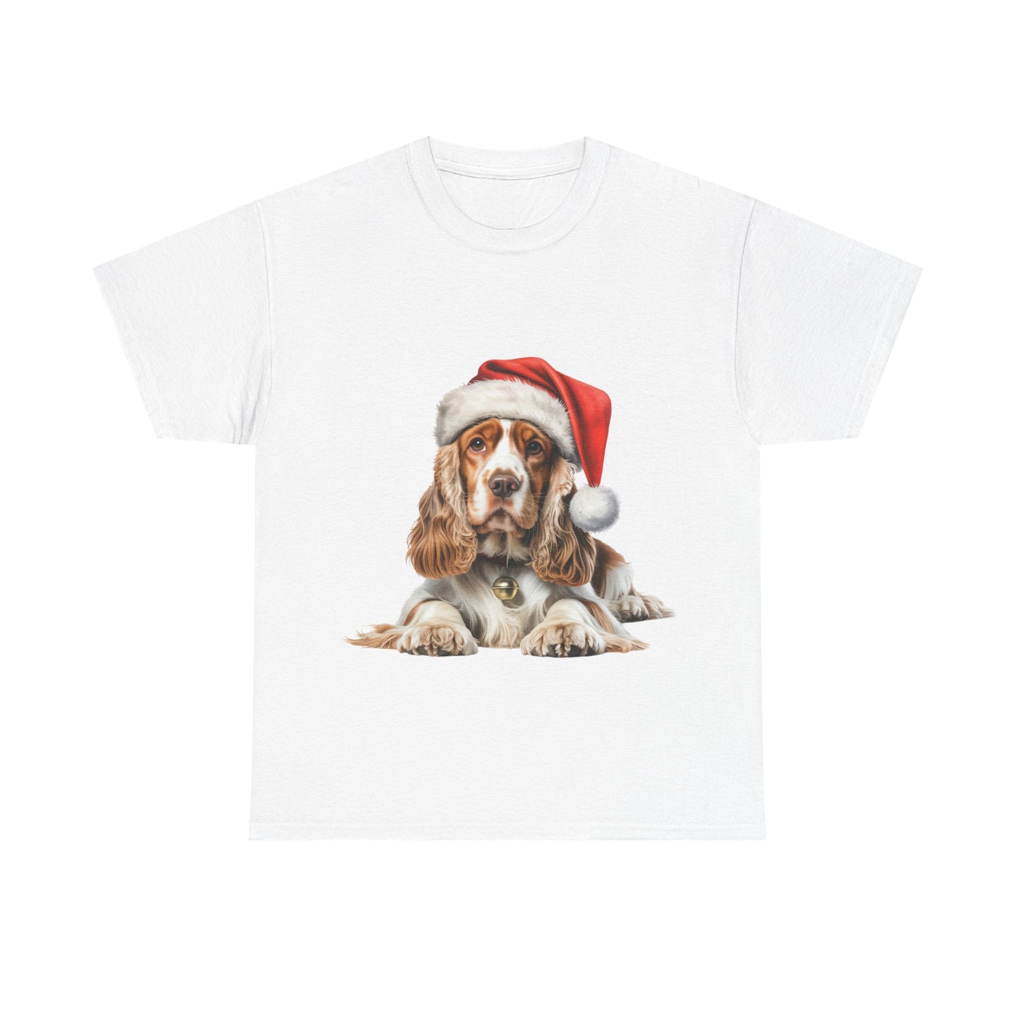 Cocker Spaniel Christmas T-Shirt, Festive Cocker Spaniel Dog Christmas Tee, Cute Pet Lover Shirt, Holiday Apparel, Great Gift for Dog Owners