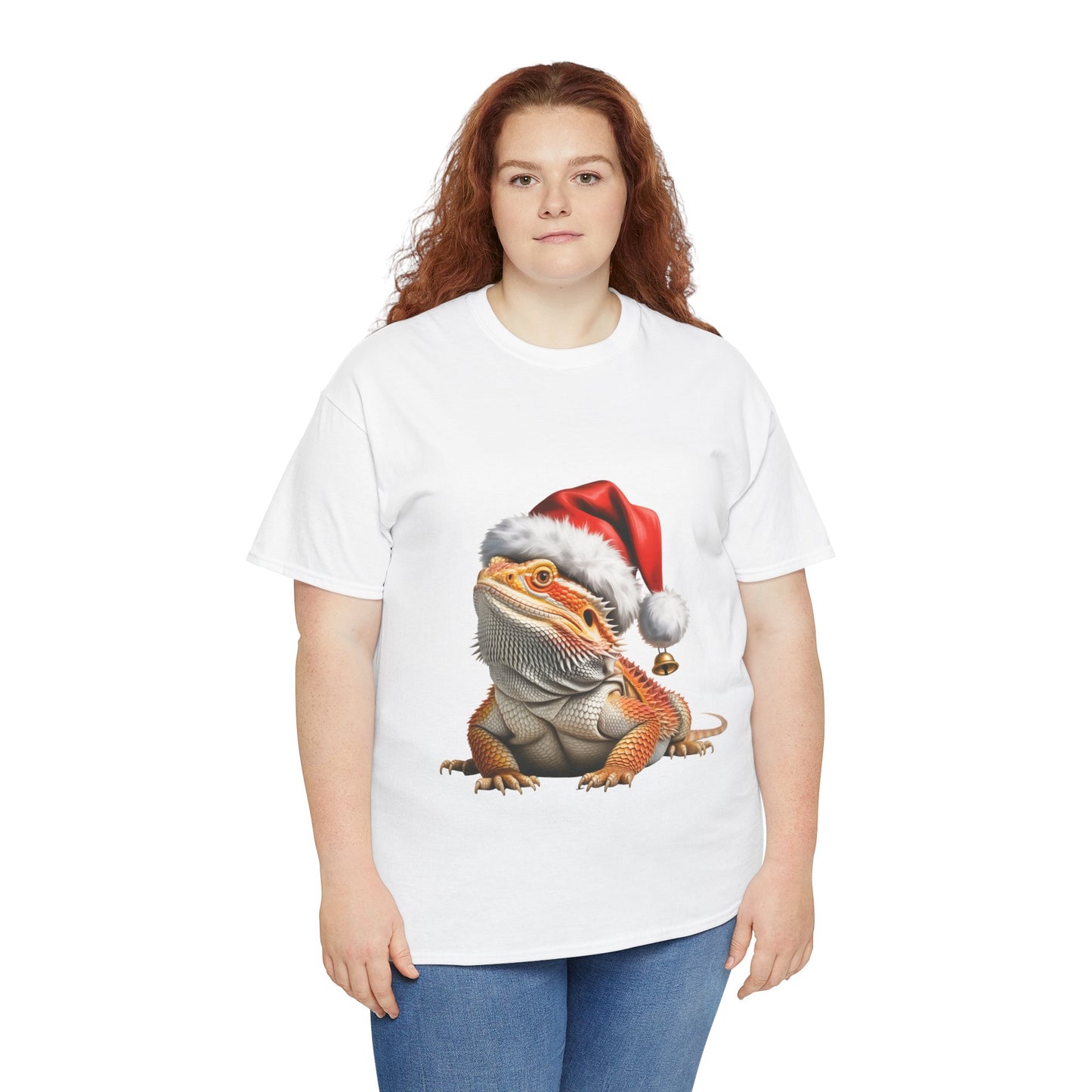 Bearded Dragon Christmas T-Shirt – Holiday Reptile Lover Tee, Festive Lizard Shirt, Cute Bearded Dragon Xmas Gift, Nature Lover Apparel, Holiday Exotic Pet Shirt for Bearded Dragon Lovers