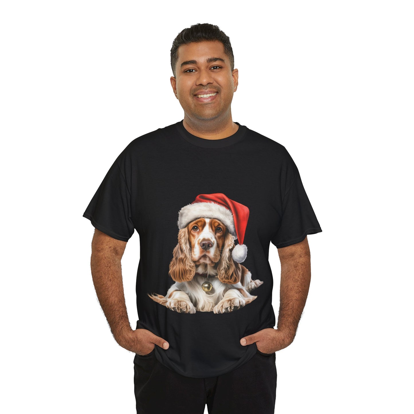 Cocker Spaniel Christmas T-Shirt, Festive Cocker Spaniel Dog Christmas Tee, Cute Pet Lover Shirt, Holiday Apparel, Great Gift for Dog Owners