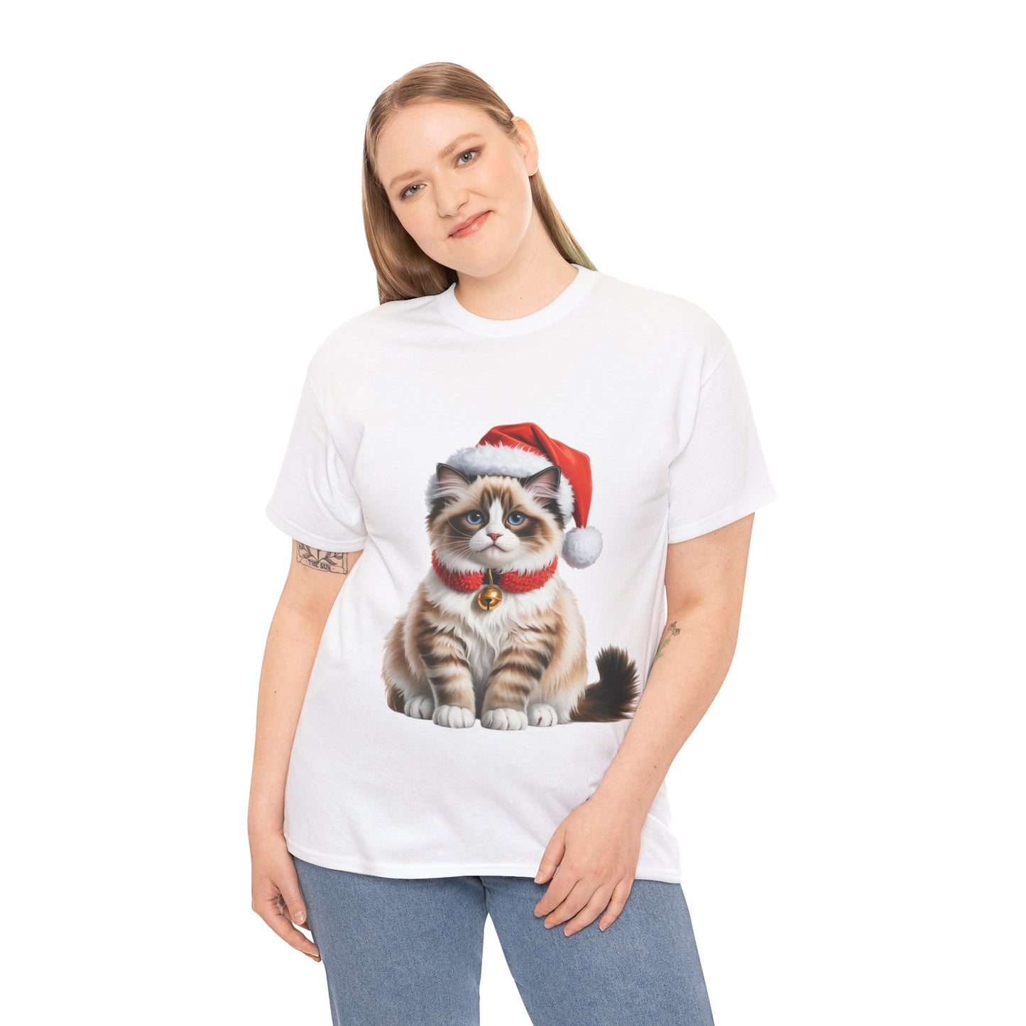 Ragdoll Christmas cat T-Shirt, Festive Ragdoll cat Christmas Tee, Cute Pet Lover Shirt, Holiday Apparel, Great Gift for cat Owners