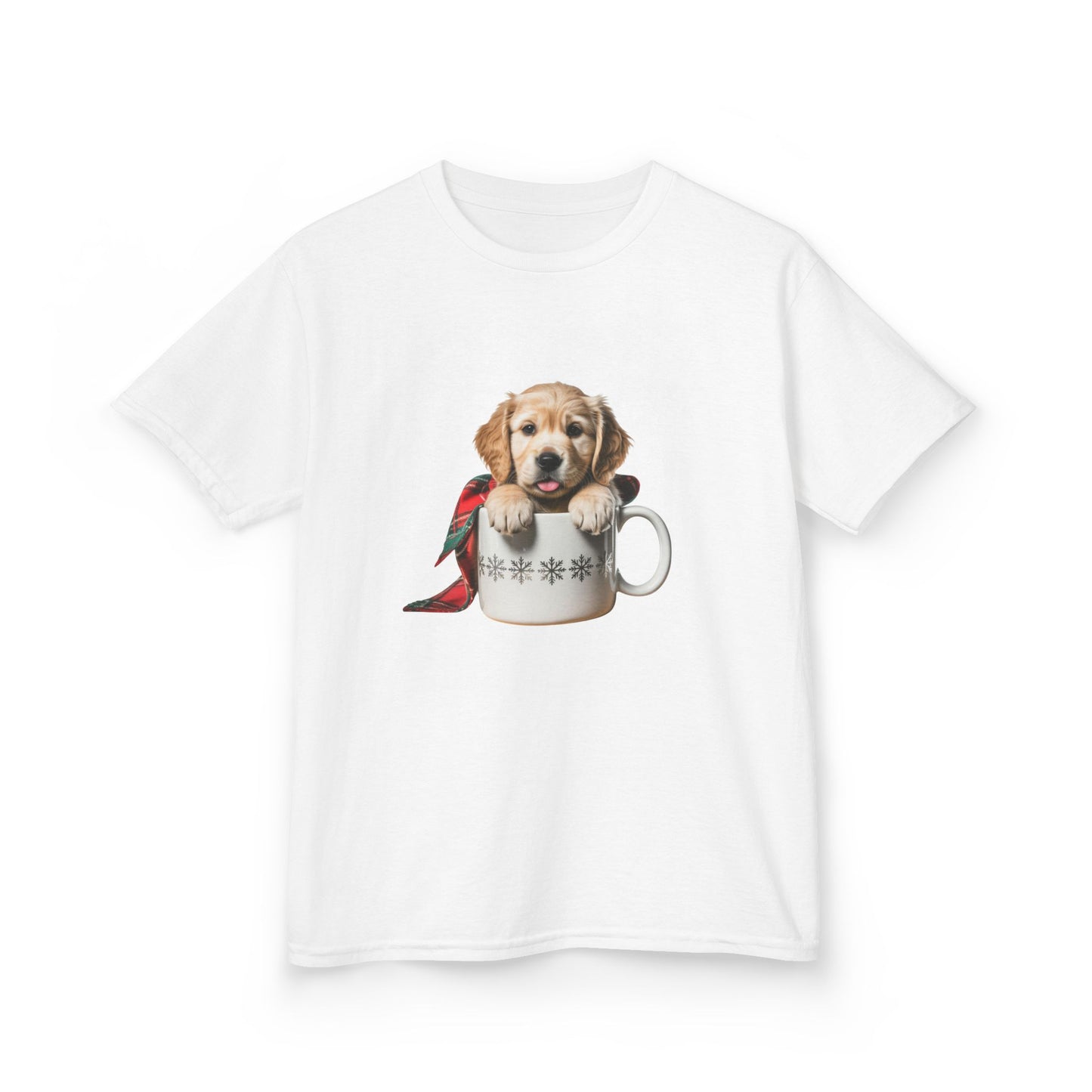 Kids Christmas Dog T-Shirt, Festive Dog Kids Christmas Tee, Cute Pet Lover Shirt, Holiday Apparel, Great Gift for Dog Owners