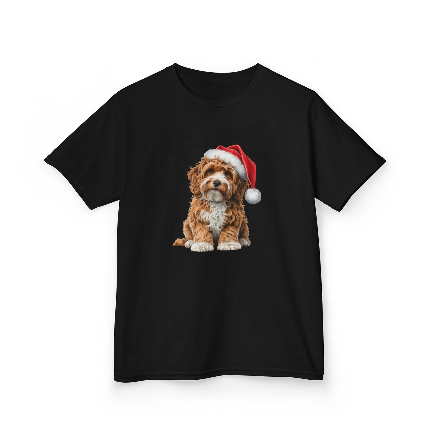 Kids Cavoodle Christmas Dog T-Shirt, Festive Cavoodle Dog Kids Christmas Tee, Cute Pet Lover Shirt, Holiday Apparel, Great Gift for Dog Owners