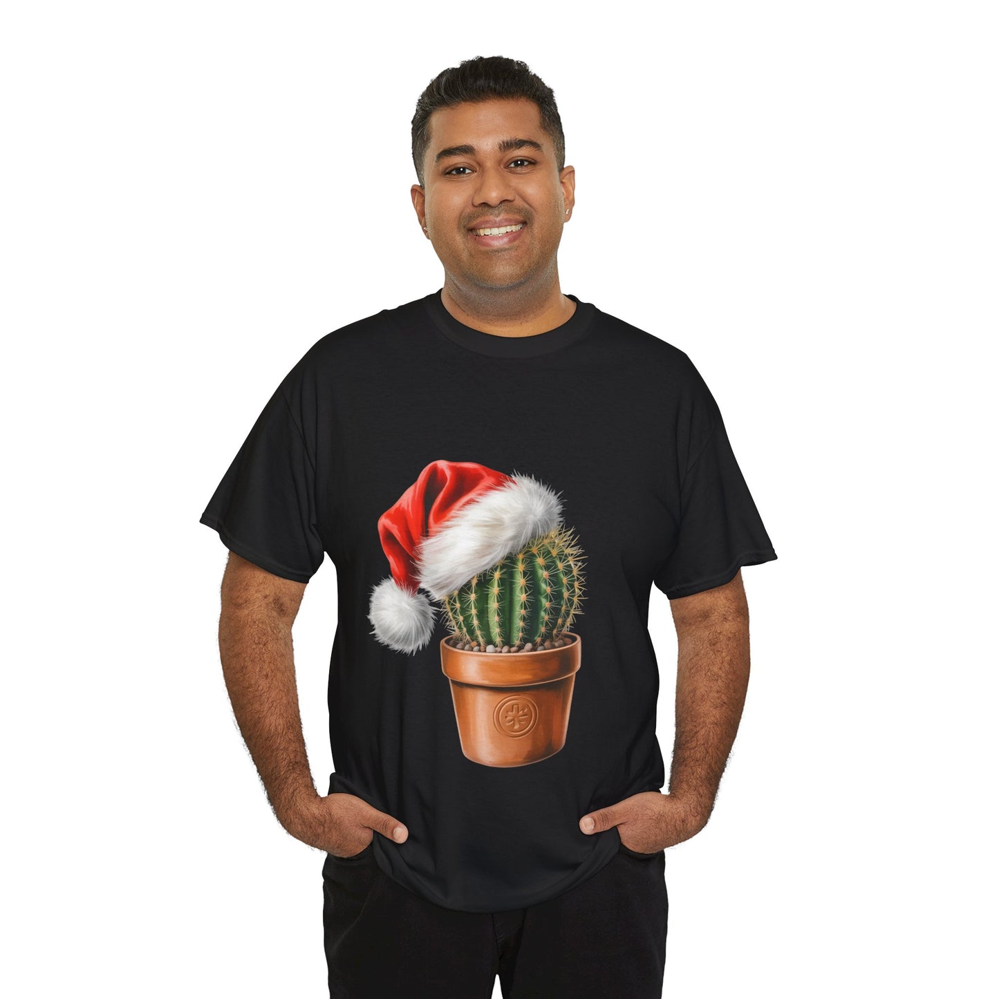Cactus Christmas T-Shirt, Festive Cactus Graphic Tee, Holiday Shirt, Christmas Apparel, Gift for Cactus  Lovers, Cute Pet Tee, Comfortable Casual Wear