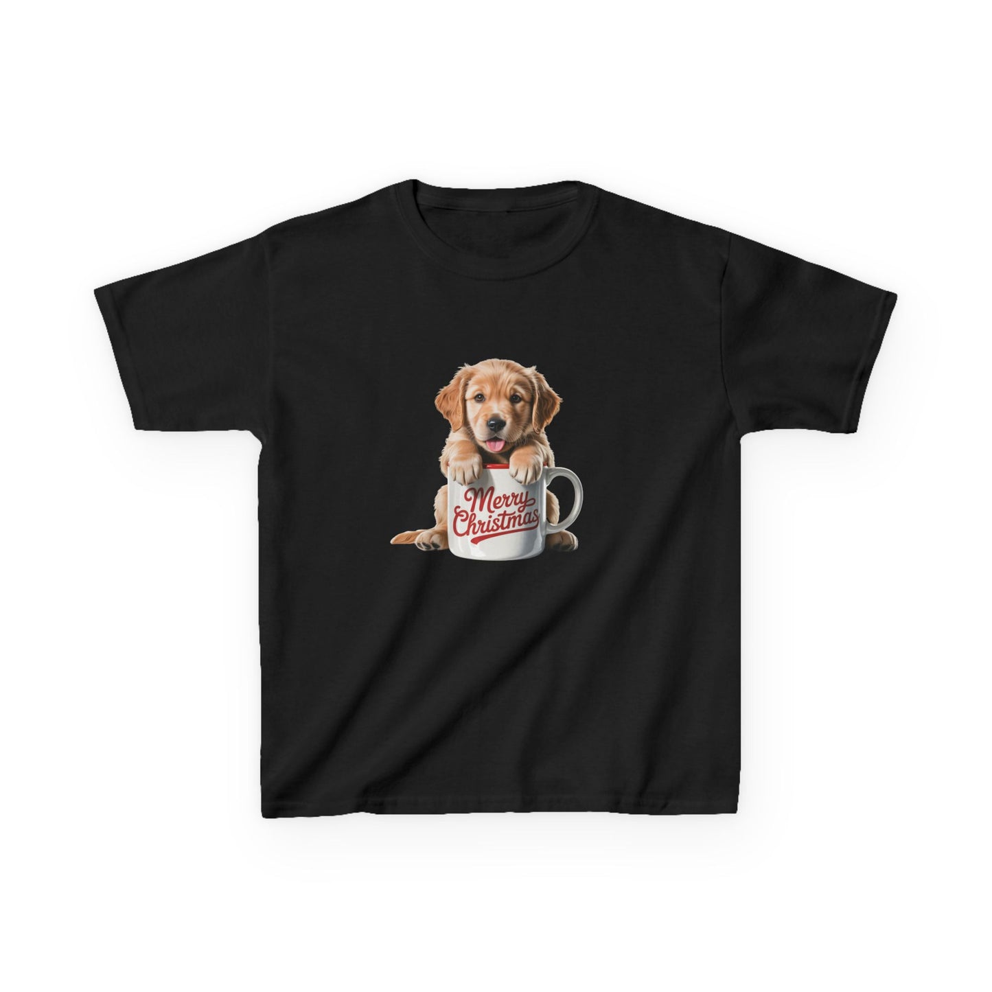 Kids Christmas Dog T-Shirt, Festive Dog Kids Christmas Tee, Cute Pet Lover Shirt, Holiday Apparel, Great Gift for Dog Owners