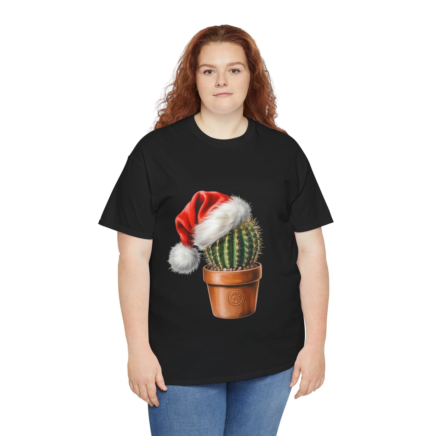 Cactus Christmas T-Shirt, Festive Cactus Graphic Tee, Holiday Shirt, Christmas Apparel, Gift for Cactus  Lovers, Cute Pet Tee, Comfortable Casual Wear