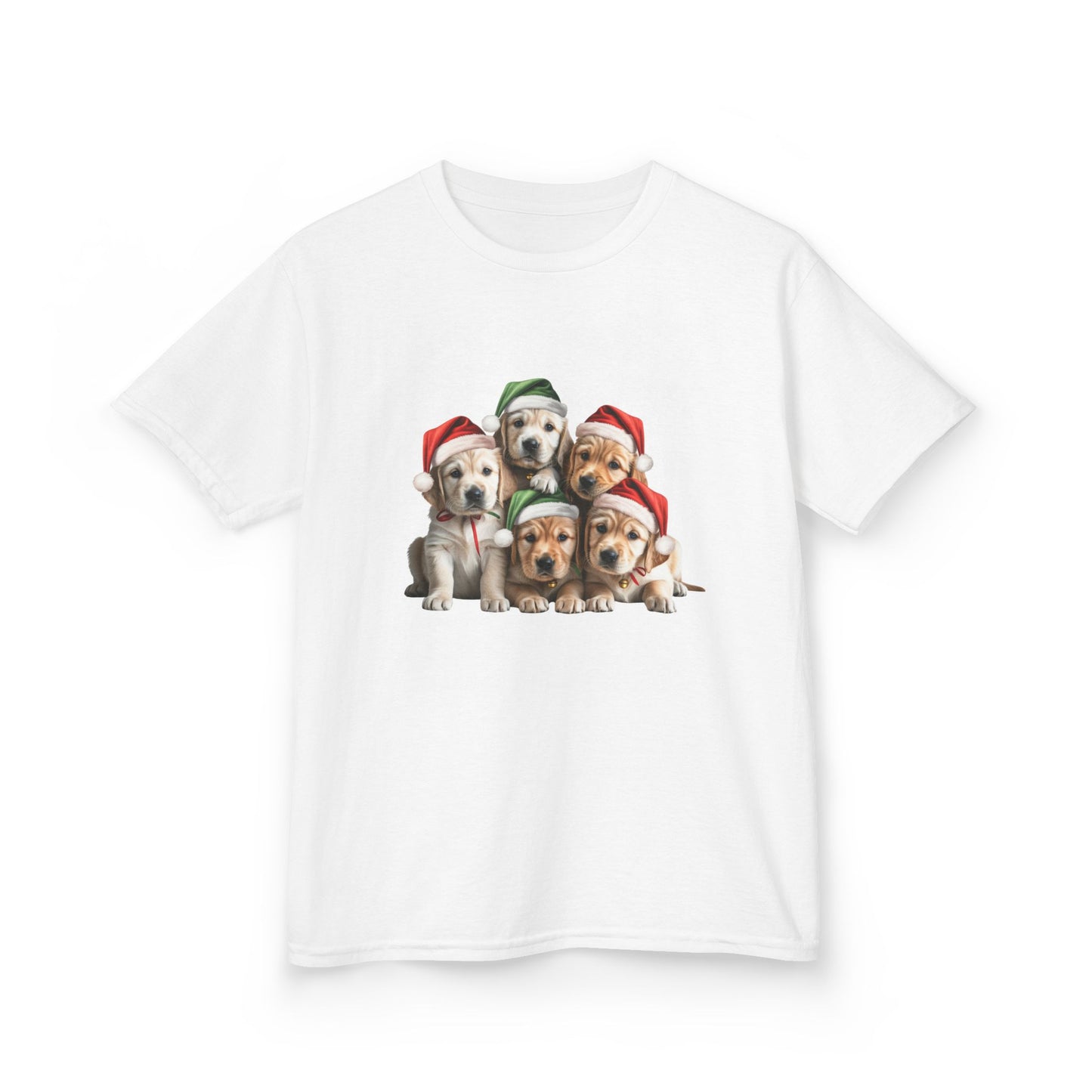 Kids Christmas Dog T-Shirt, Festive Dog Kids Christmas Tee, Cute Pet Lover Shirt, Holiday Apparel, Great Gift for Dog Owners