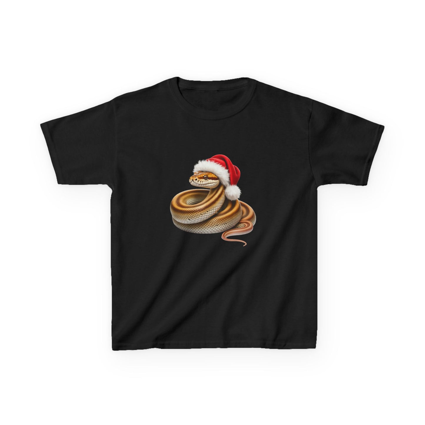 Kids Python Christmas T-Shirt, Festive Python Snake Kids Christmas Tee, Cute Python Lover Shirt, Holiday Apparel, Great Gift for Snake Owners