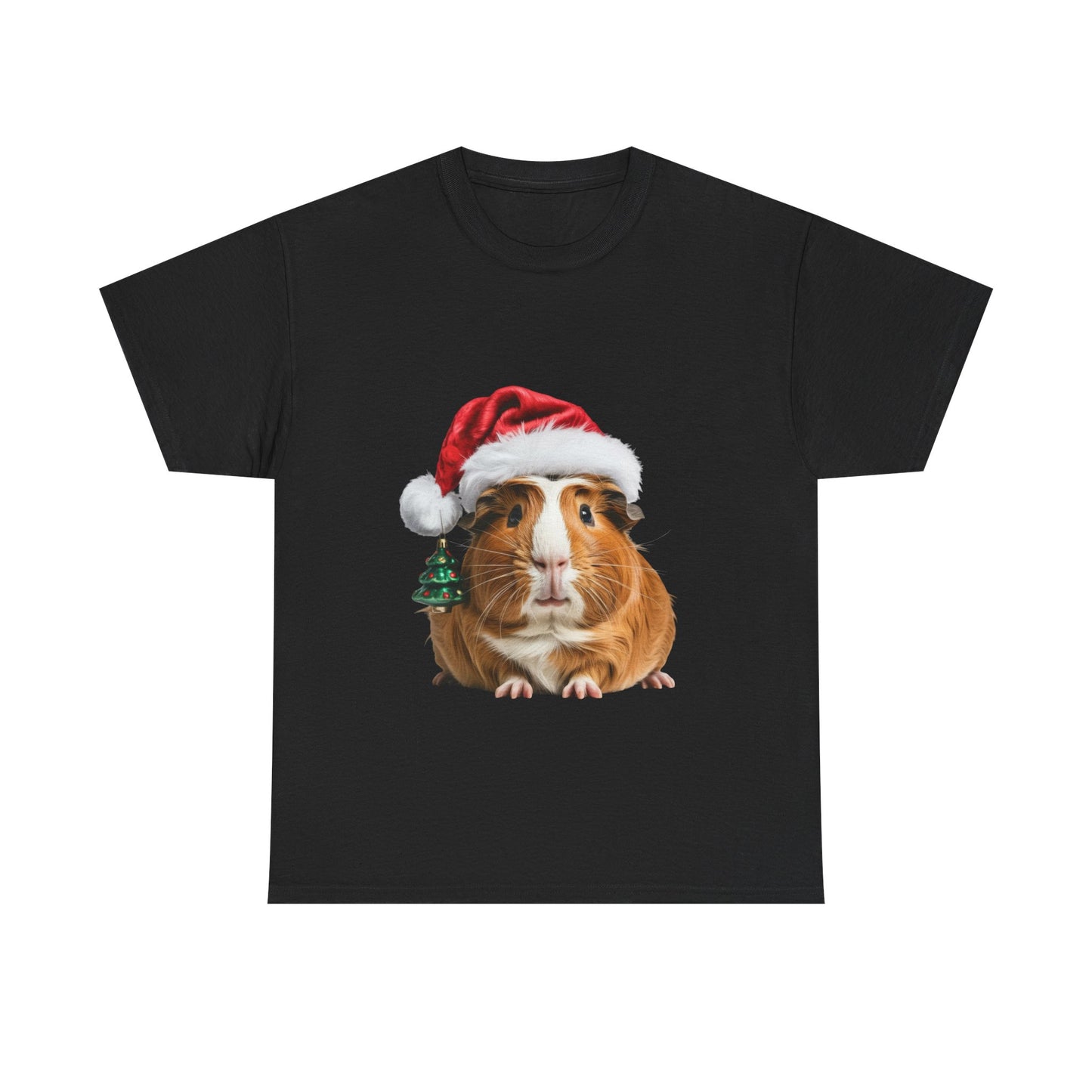 Christmas Guinea Pig T-Shirt – Holiday Pet Lover Tee, Festive Small Animal Shirt, Cute Guinea Pig Xmas Gift, Adorable Pet Apparel, Holiday Rodent Shirt for Guinea Pig Lovers