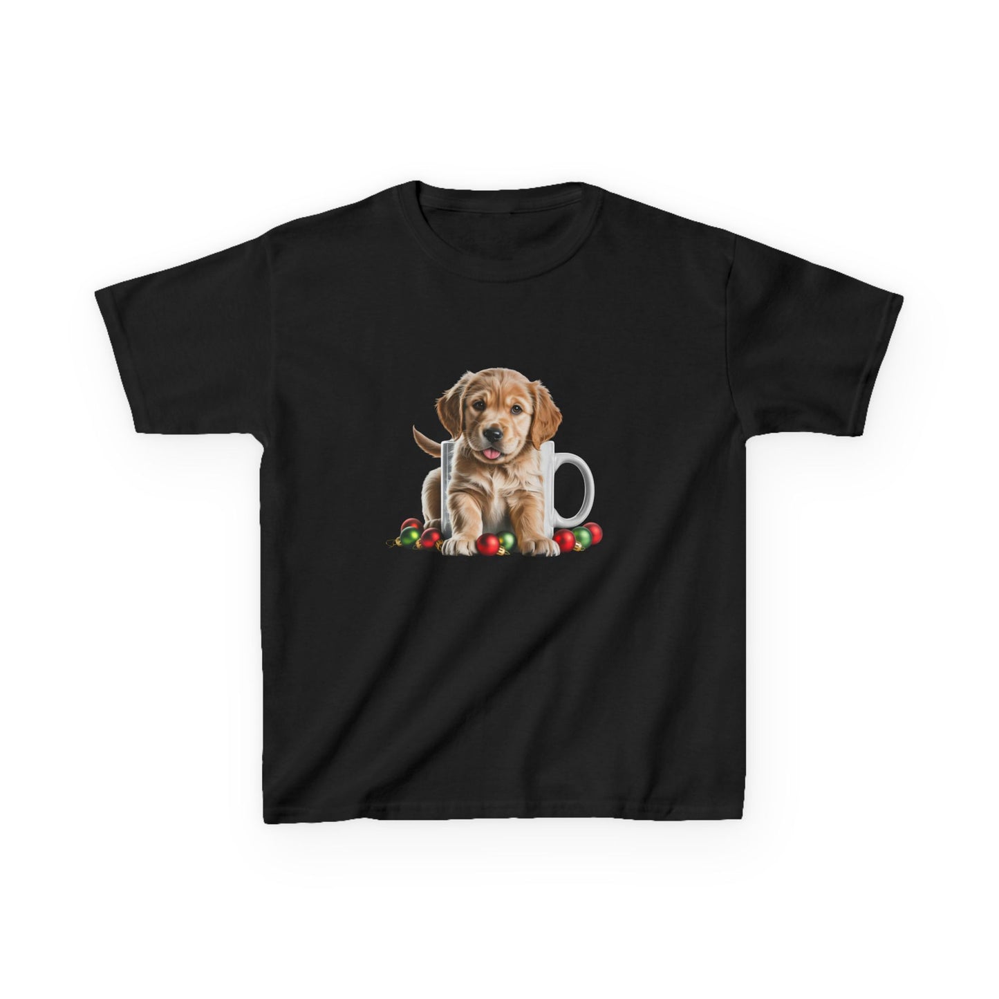 Kids Christmas Dog T-Shirt, Festive Dog Kids Christmas Tee, Cute Pet Lover Shirt, Holiday Apparel, Great Gift for Dog Owners