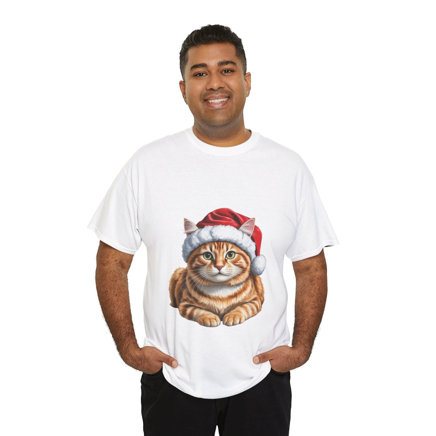 Ginger Christmas T-Shirt, Festive Ginger Cat Christmas Tee, Cute Pet Lover Shirt, Holiday Apparel, Great Gift for Pet Owners