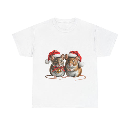 Christmas Mice T-Shirt – Holiday mice Lover Tee, Festive Small Animal Shirt, Cute Mouse Xmas Gift, Nature Lover Apparel, Holiday Pet Rodent Shirt for Mice Lovers