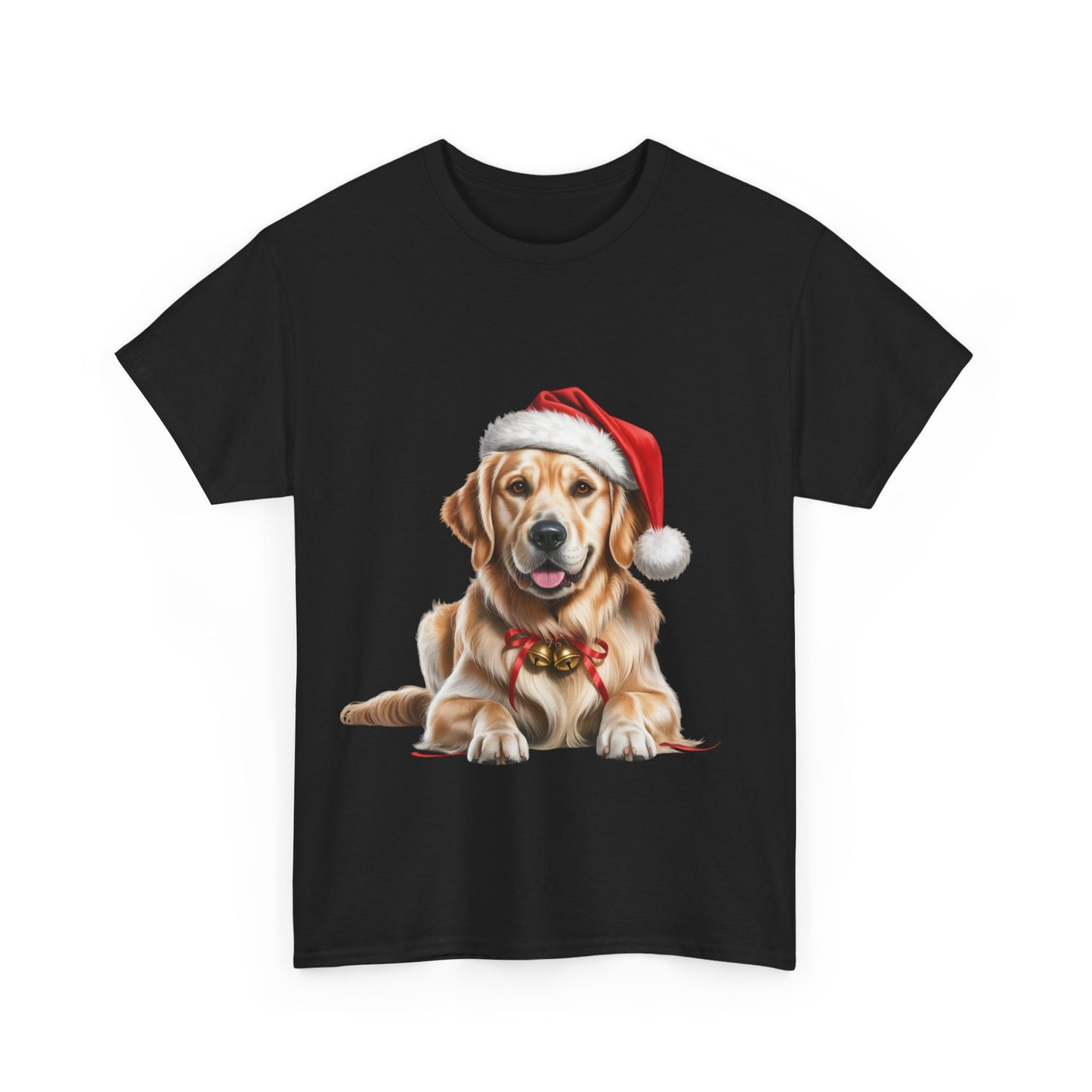 Golden Retriever T-Shirt, Festive Golden Retriever Dog Christmas Tee, Cute Pet Lover Shirt, Holiday Apparel, Great Gift for Dog Owners