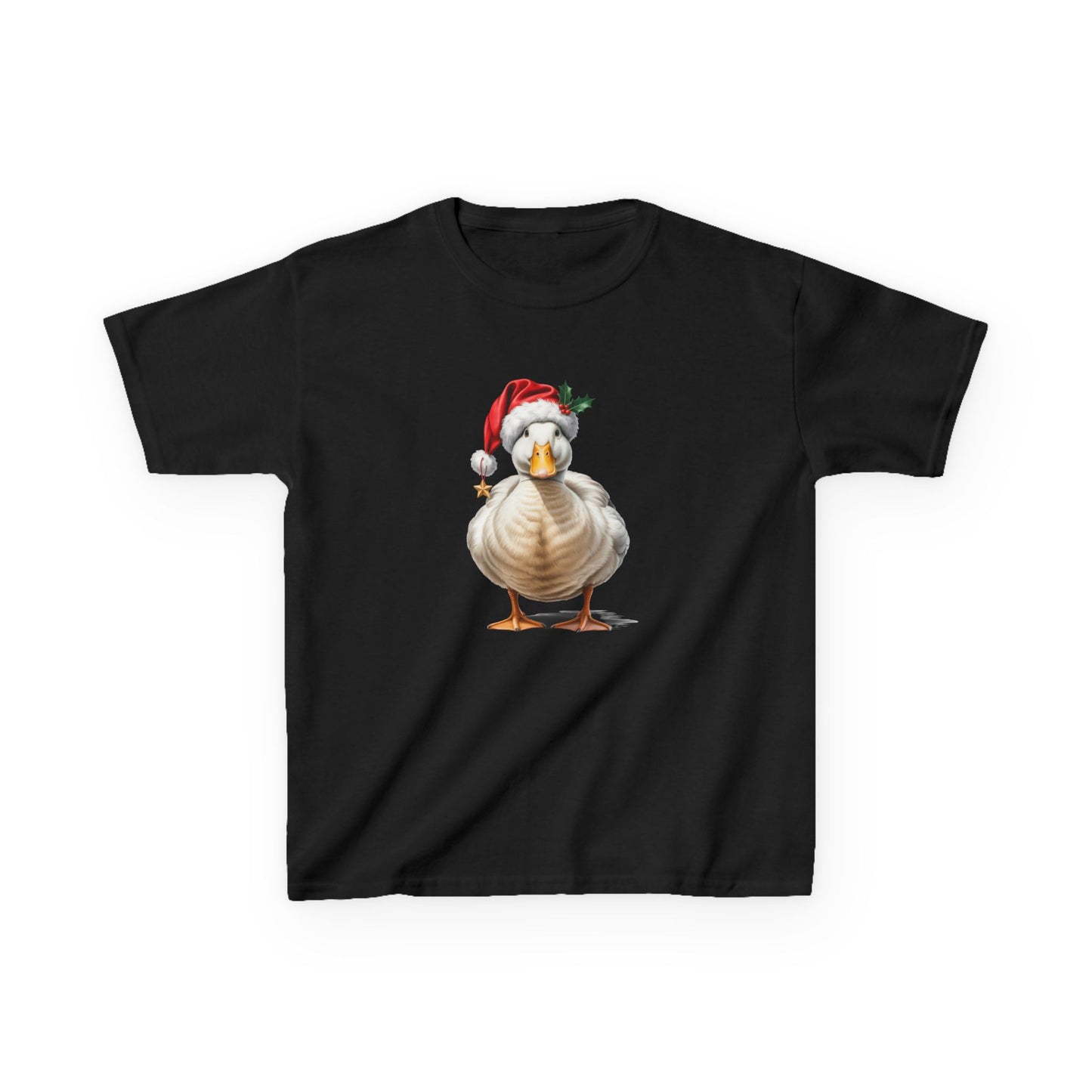 Kids Duck Christmas T-Shirt, Festive Duck Kids Christmas Tee, Cute Pet Lover Shirt, Holiday Apparel, Great Gift for duck Owners
