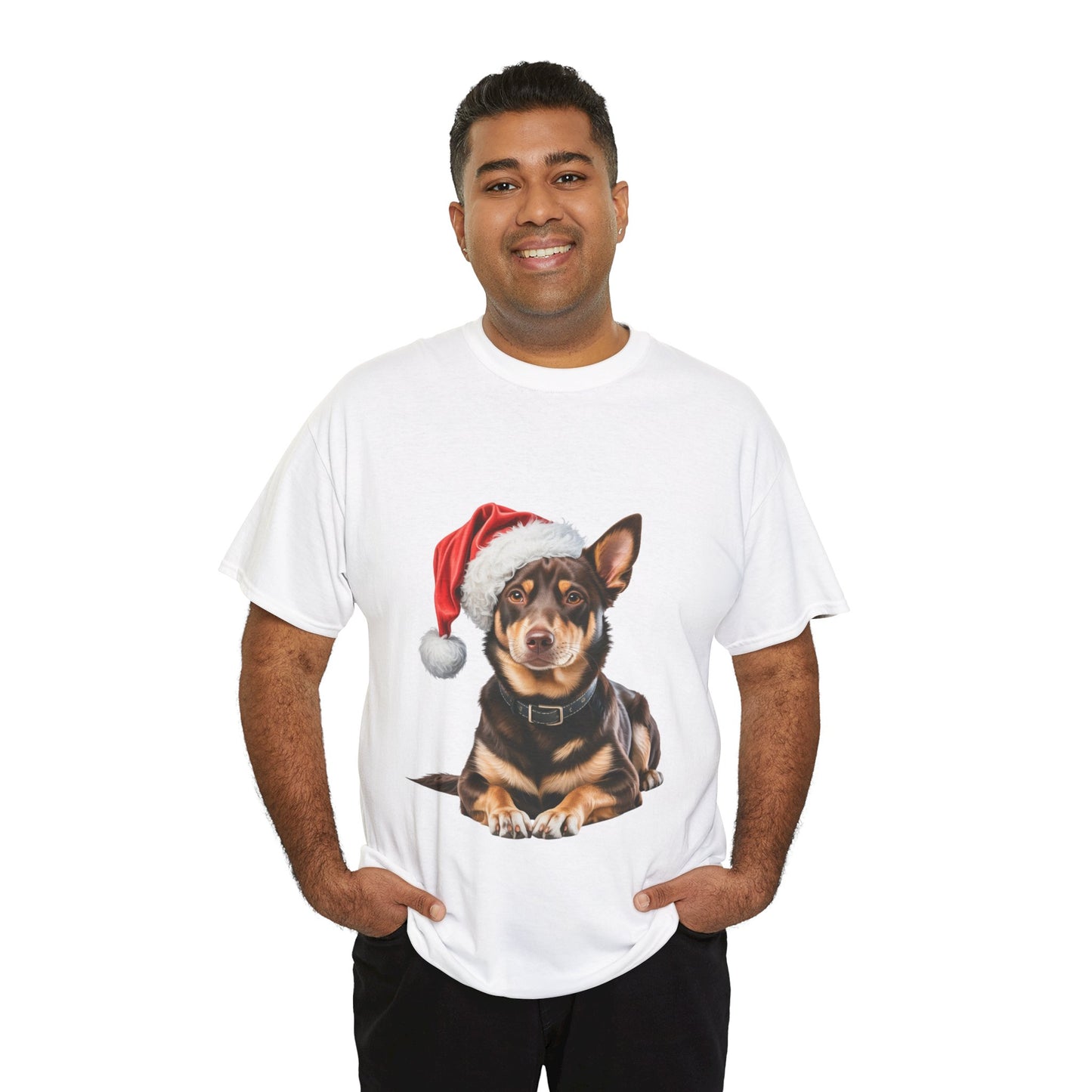 Kelpie Christmas T-Shirt, Festive Kelpie Dog Christmas Tee, Cute Pet Lover Shirt, Holiday Apparel, Great Gift for Dog Owners