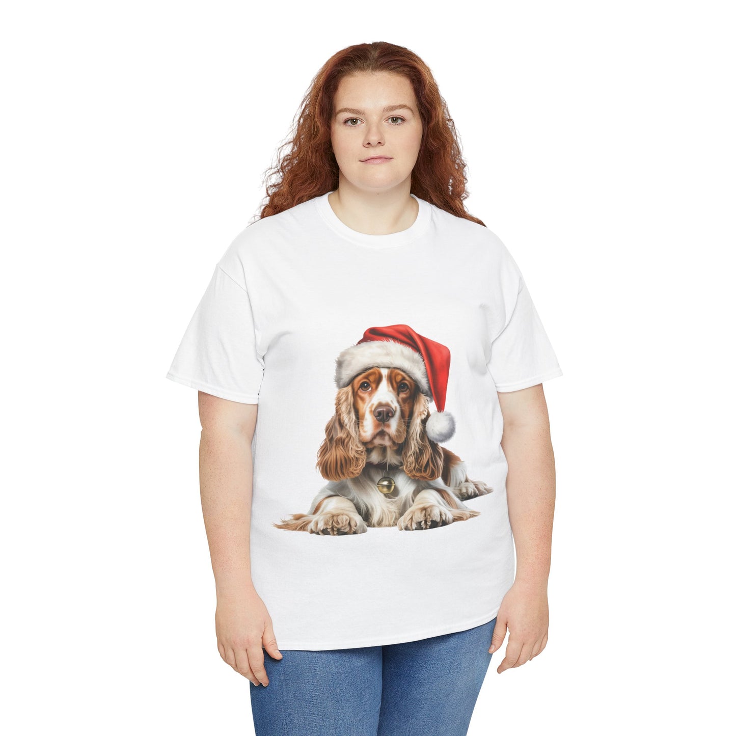 Cocker Spaniel Christmas T-Shirt, Festive Cocker Spaniel Dog Christmas Tee, Cute Pet Lover Shirt, Holiday Apparel, Great Gift for Dog Owners