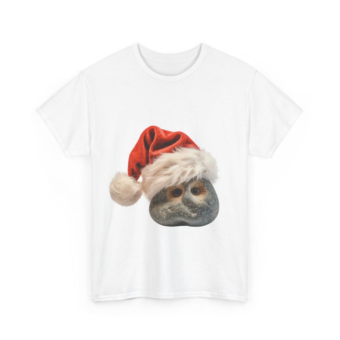 Christmas Gray Pet Rock T-Shirt – Funny Holiday Rock Lover Tee, Festive Gag Gift Shirt, Cute Pet Rock Xmas Gift, Humor Lover Apparel, Holiday Novelty Shirt for Pet Rock Fans