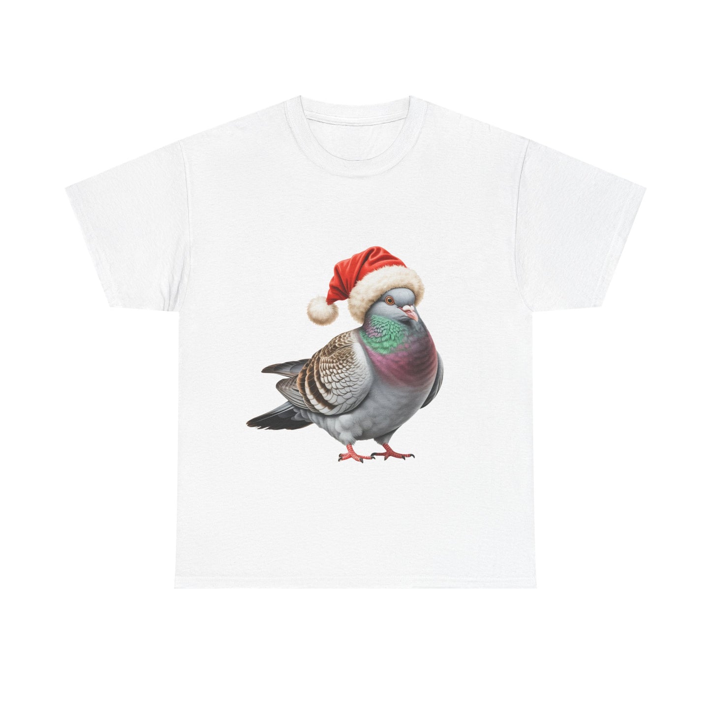 Pigeon Christmas T-Shirt – Holiday Pigeon Lover Tee, Festive Urban Bird Shirt, Cute Pigeon Xmas Gift, Nature Lover Apparel, Holiday Feathered Friend Shirt for Pigeon Lovers