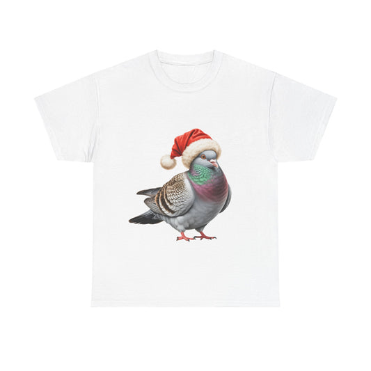 Pigeon Christmas T-Shirt – Holiday Pigeon Lover Tee, Festive Urban Bird Shirt, Cute Pigeon Xmas Gift, Nature Lover Apparel, Holiday Feathered Friend Shirt for Pigeon Lovers