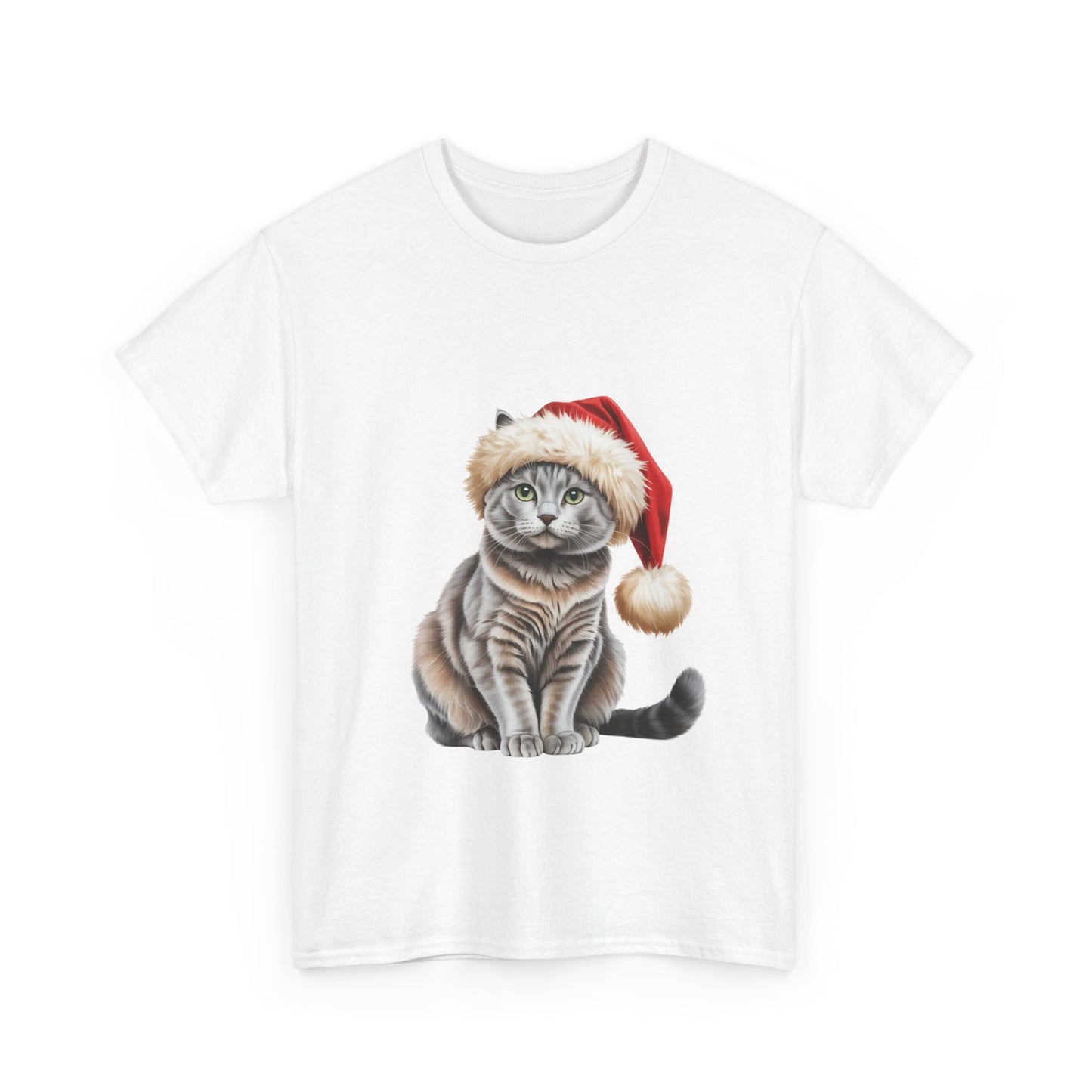 Russian Blue Christmas T-Shirt, Festive Russian Blue Cat Christmas Tee, Cute Pet Lover Shirt, Holiday Apparel, Great Gift for Pet Owners