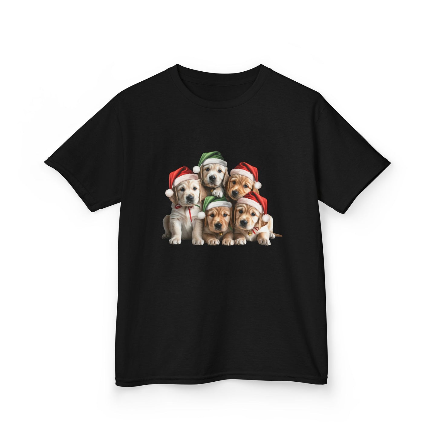 Kids Christmas Dog T-Shirt, Festive Dog Kids Christmas Tee, Cute Pet Lover Shirt, Holiday Apparel, Great Gift for Dog Owners