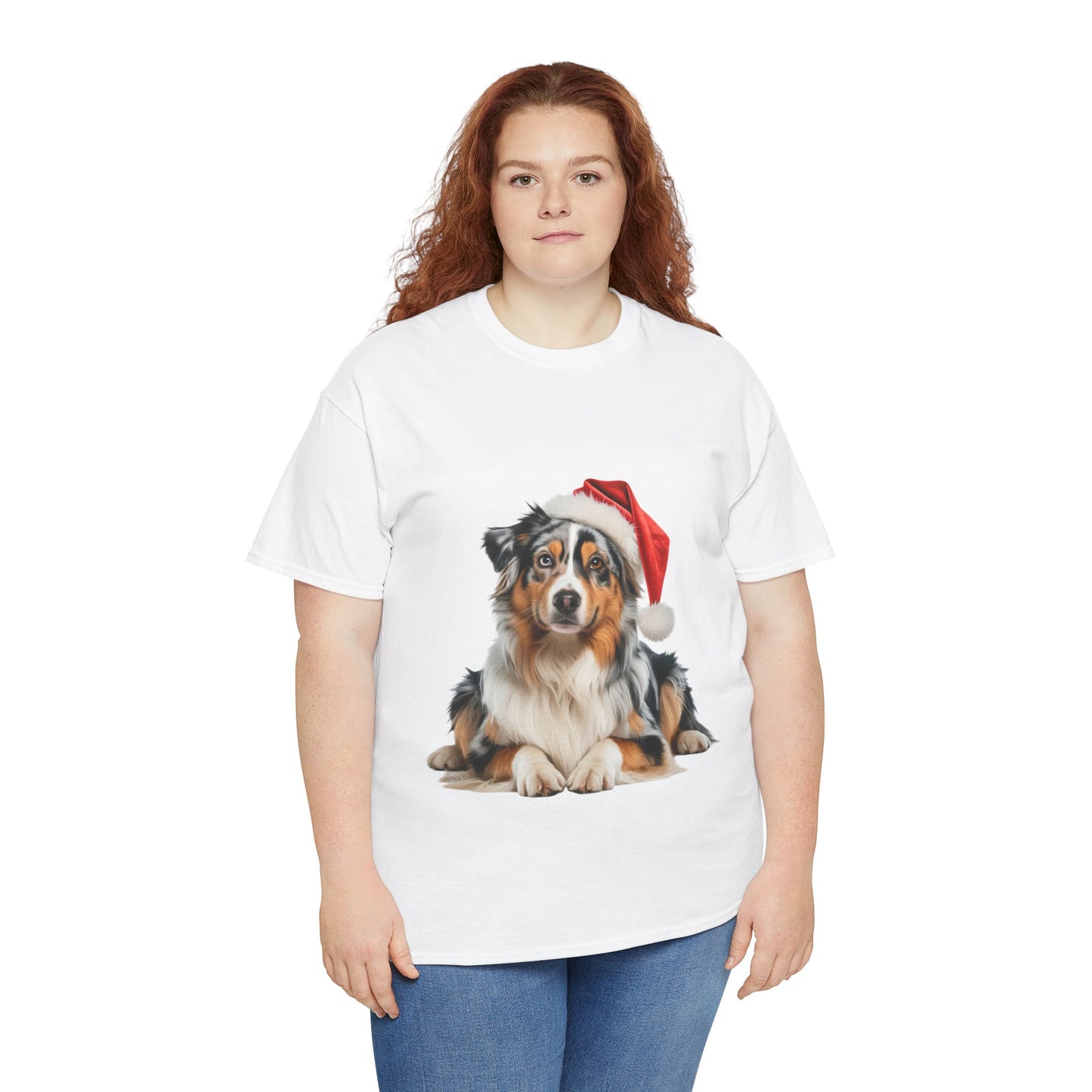 Australian Shepherd Christmas T-Shirt, Festive Aussie Shepherd Dog Christmas Tee, Cute Pet Lover Shirt, Holiday Apparel, Great Gift for Dog Owners