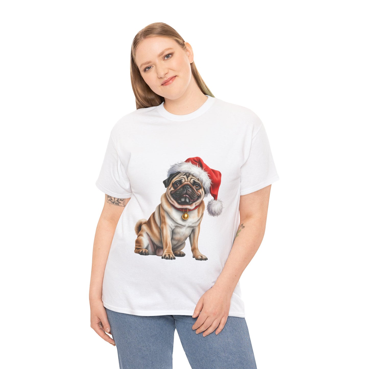 Pug Christmas T-Shirt, Festive Pug Dog Christmas Tee, Cute Pet Lover Shirt, Holiday Apparel, Great Gift for Dog Owners