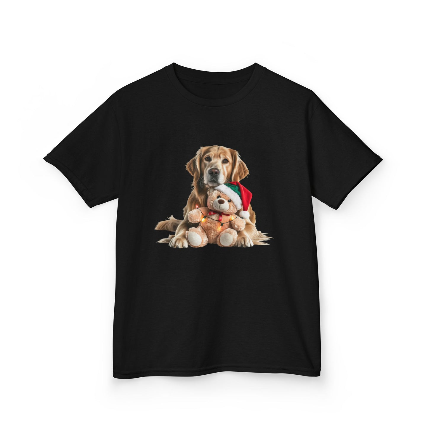 Kids Christmas Dog T-Shirt, Festive Dog Kids Christmas Tee, Cute Pet Lover Shirt, Holiday Apparel, Great Gift for Dog Owners