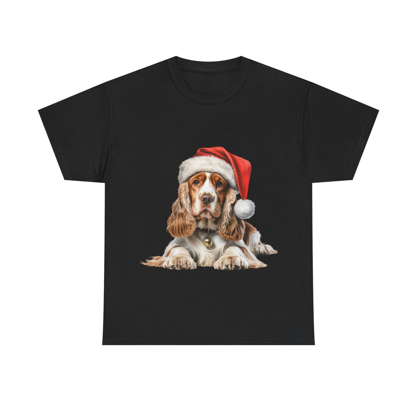 Cocker Spaniel Christmas T-Shirt, Festive Cocker Spaniel Dog Christmas Tee, Cute Pet Lover Shirt, Holiday Apparel, Great Gift for Dog Owners