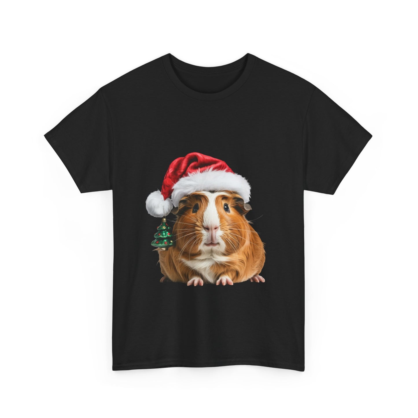 Christmas Guinea Pig T-Shirt – Holiday Pet Lover Tee, Festive Small Animal Shirt, Cute Guinea Pig Xmas Gift, Adorable Pet Apparel, Holiday Rodent Shirt for Guinea Pig Lovers